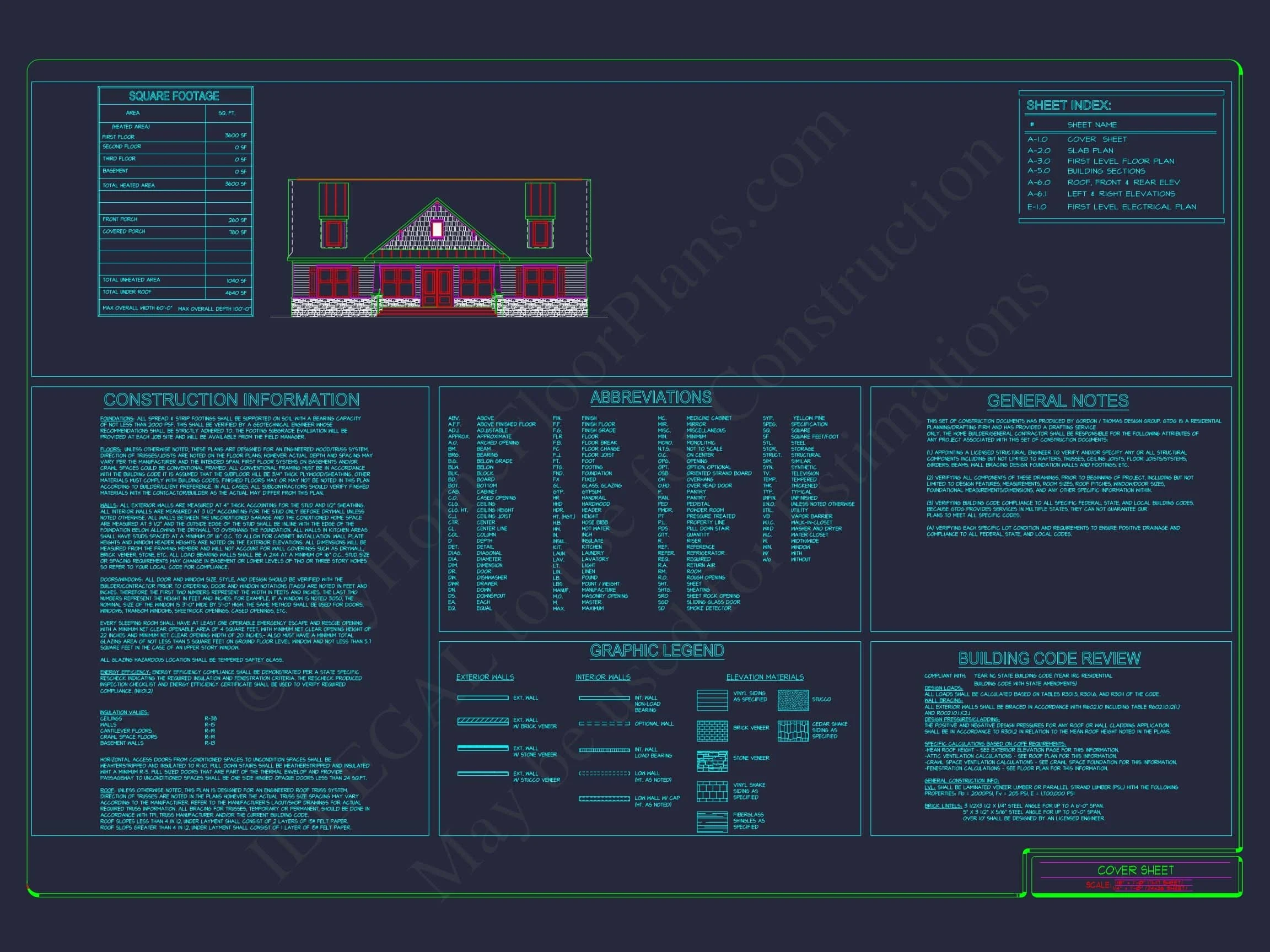 15-1533 CLUBHOUSE PLAN - Traditional Farmhouse Home Plan - 3-Bed, 2-Bath, 2,000 SF 13 Elegant Clubhouse Floor Plan with Traditional Architecture