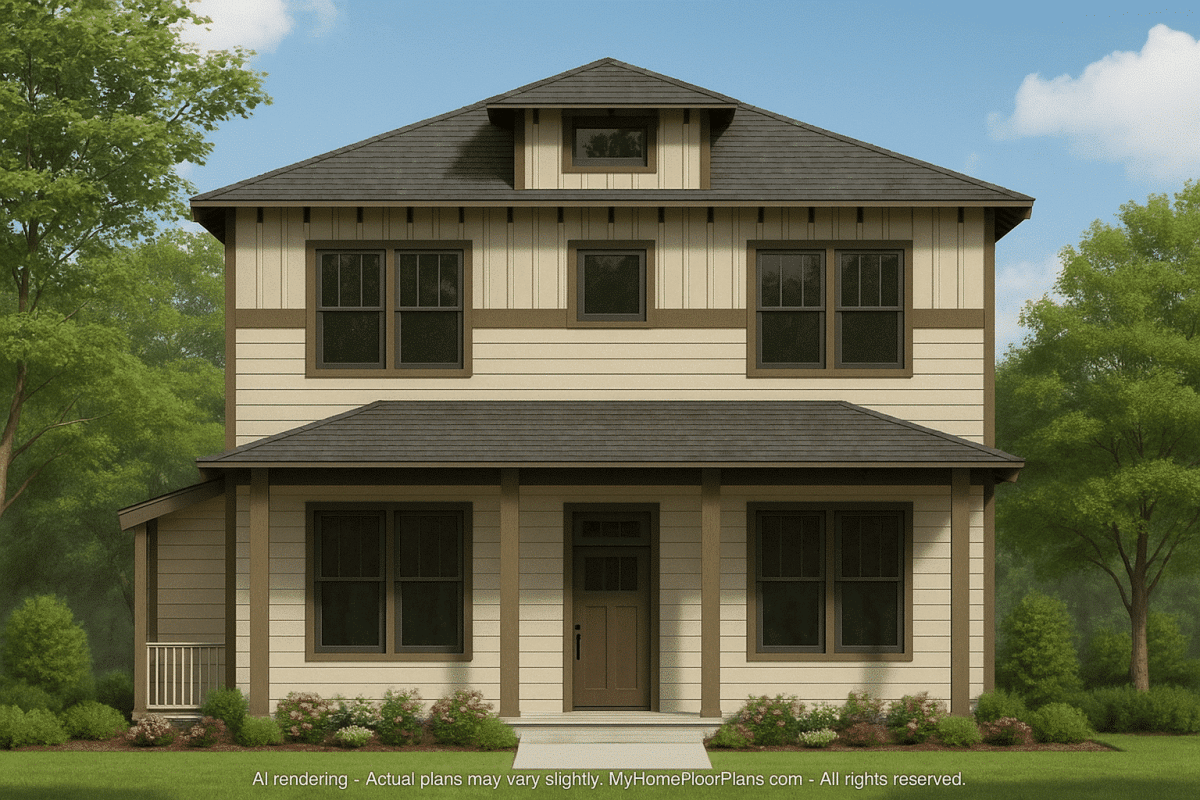 IMPORTANT Make the house as realistic as possible, landscape orientation, and display entire house. Do not off right or left side of house!