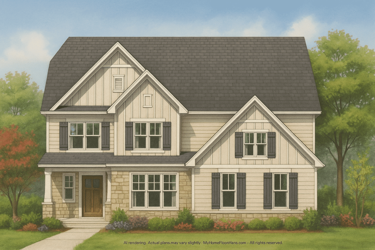 **IMPORTANT** Make the house as realistic as possible, landscape orientation, and display entire house. Do not off right or left side of house!