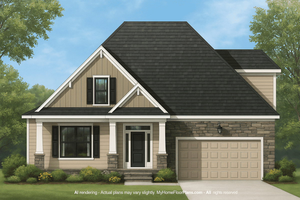 IMPORTANT Make the house as realistic as possible, landscape orientation, and display entire house. Do not off right or left side of house!