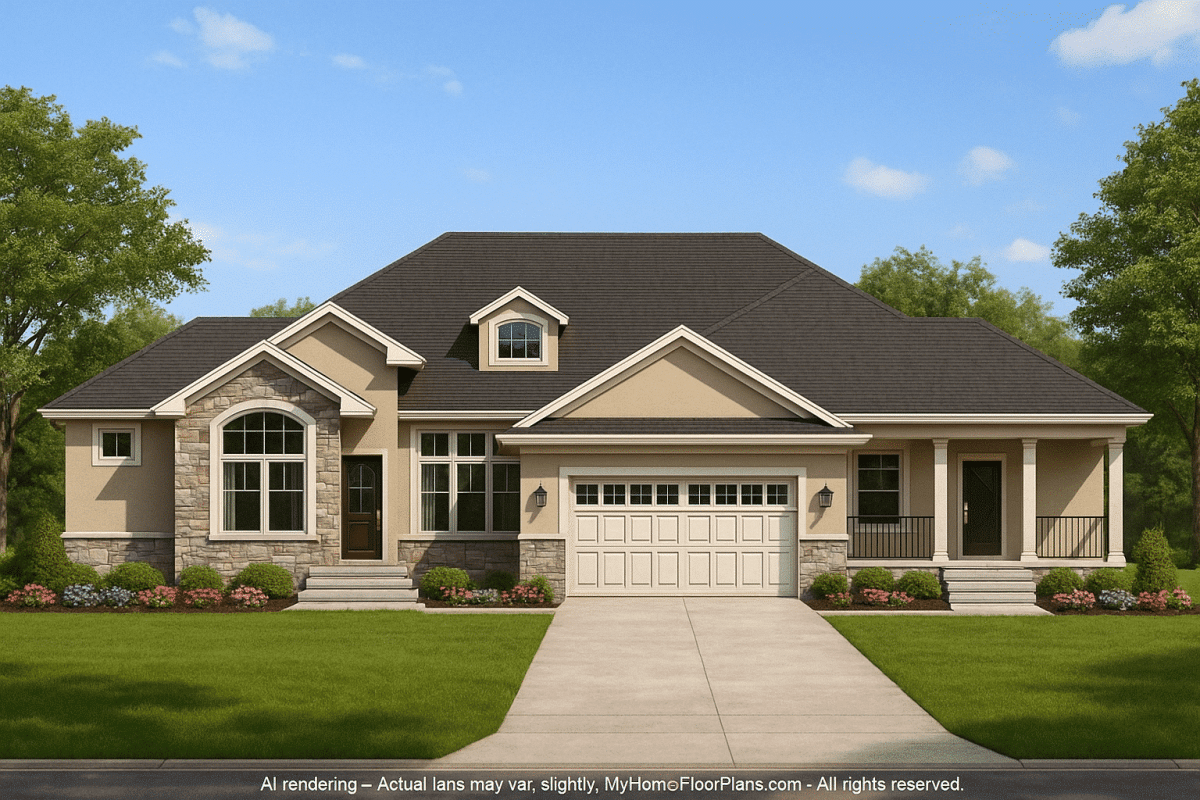 **IMPORTANT** Make the house as realistic as possible, landscape orientation, and display entire house. Do not off right or left side of house!