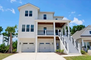 Coastal Home Plan with 4 Bedrooms, 3 Baths & CAD Designs