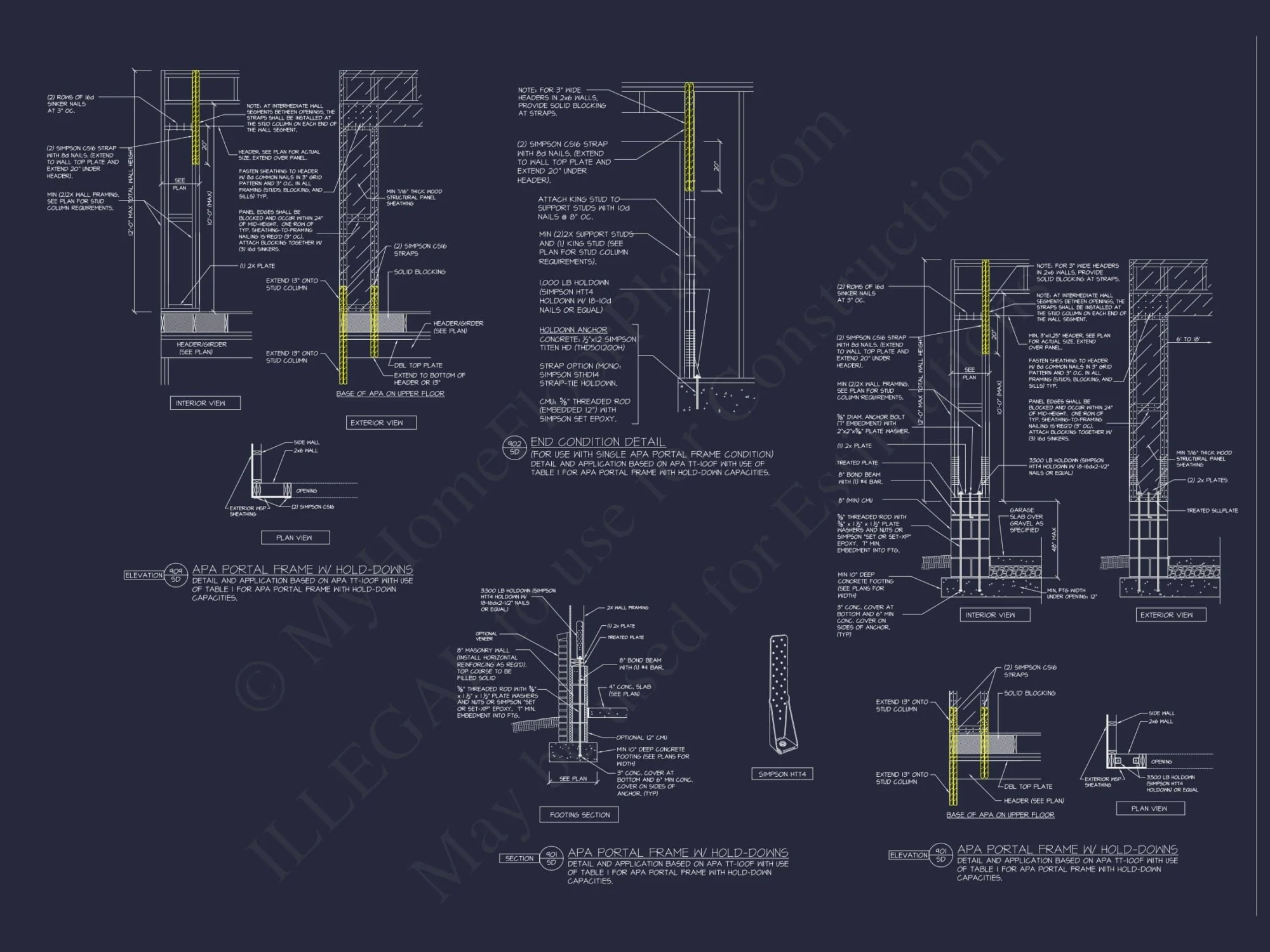 Coastal Home Plan with 4 Bedrooms, 3 Baths & CAD Designs