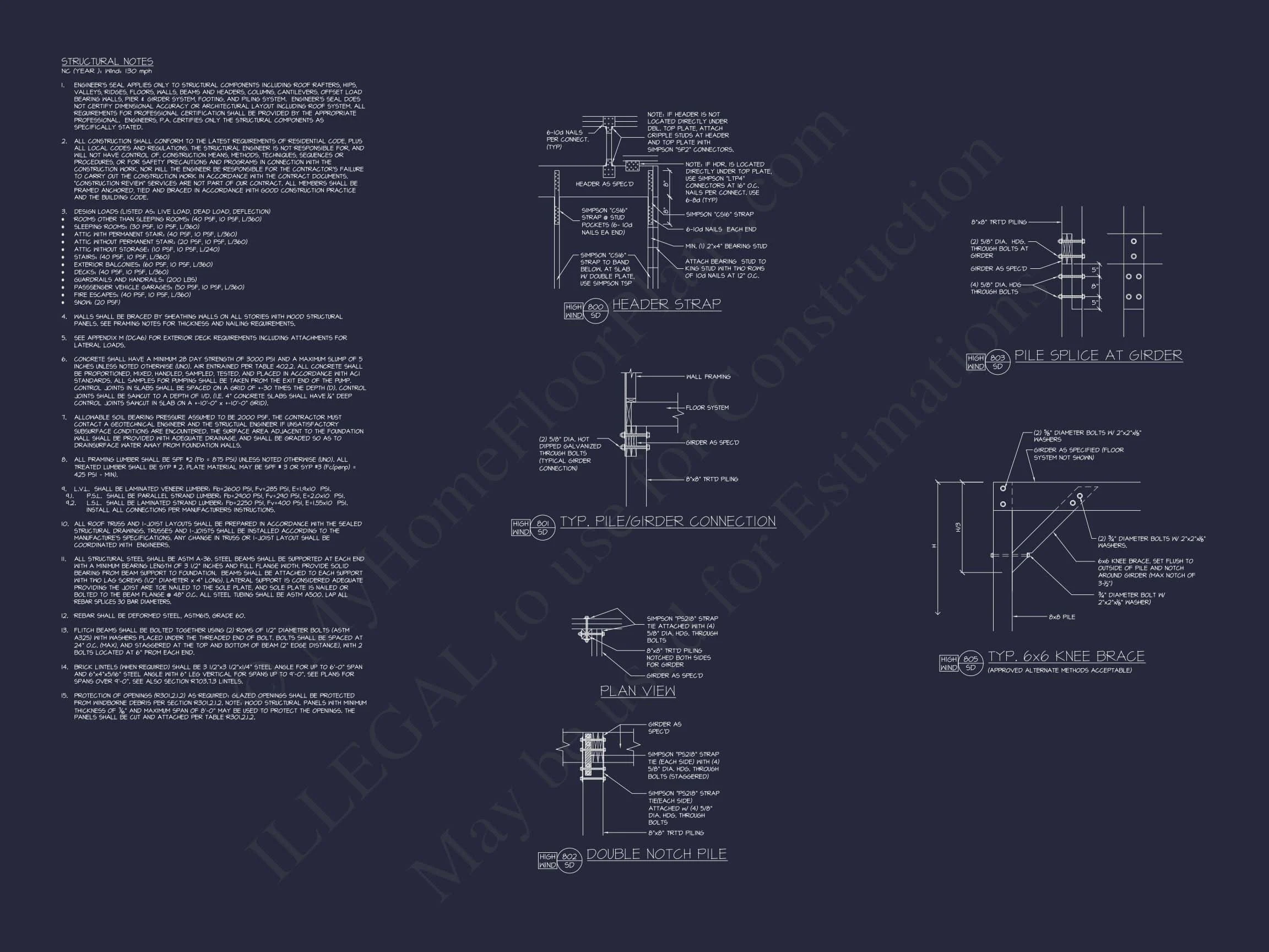 18-1726 HOUSE PLAN - Coastal House Plan with 4 Bedrooms, 3 Baths & CAD Designs 23 Coastal Home Plan with 4 Bedrooms, 3 Baths & CAD Designs