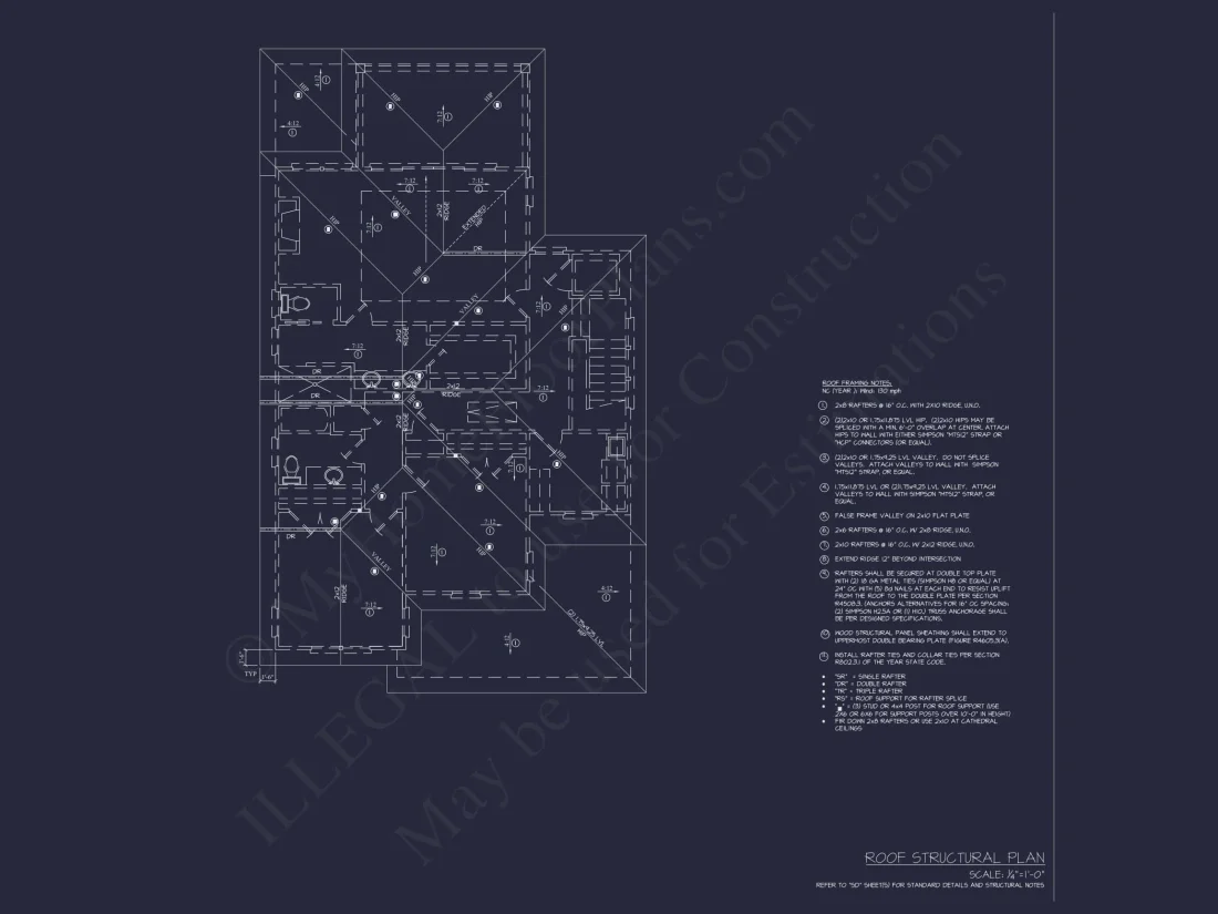 Coastal Home Plan with 4 Bedrooms, 3 Baths & CAD Designs