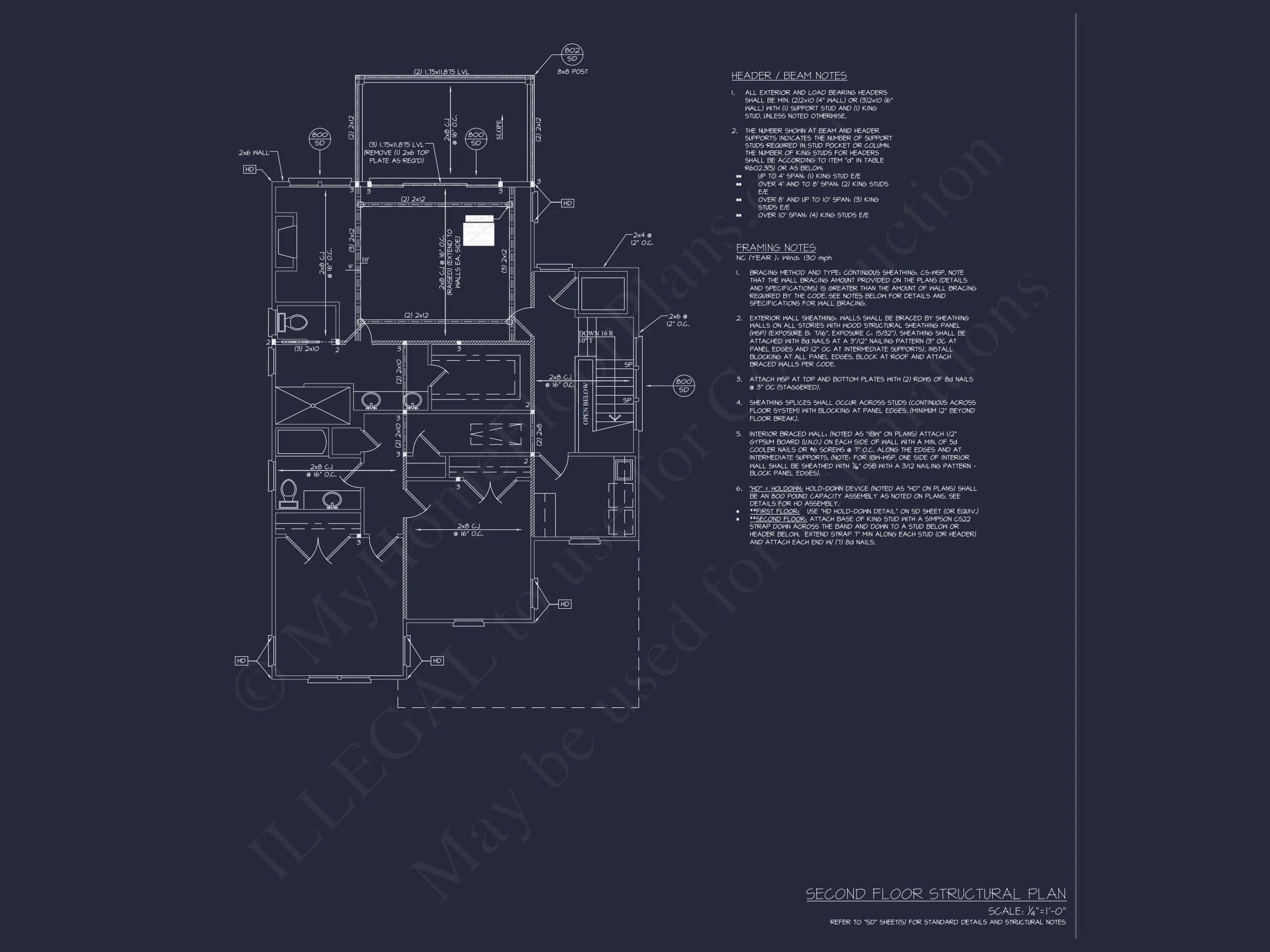 18-1726 HOUSE PLAN - Coastal House Plan with 4 Bedrooms, 3 Baths & CAD Designs 16 Coastal Home Plan with 4 Bedrooms, 3 Baths & CAD Designs