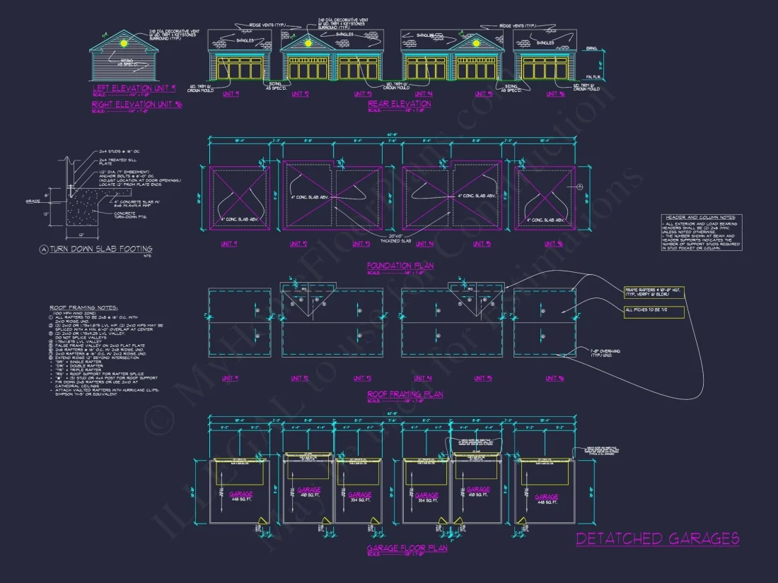 Beautiful Multi-Unit House Plan with CAD Blueprints & Traditional Design