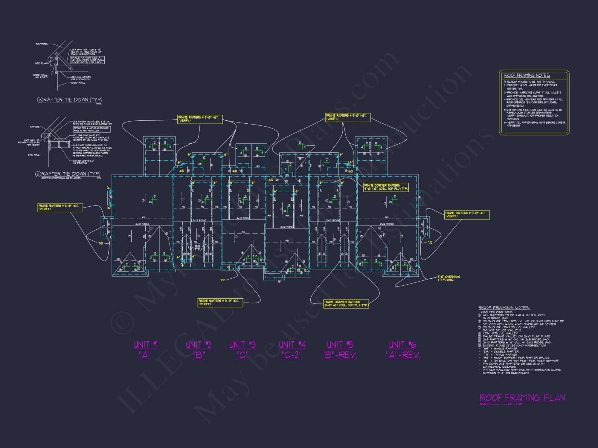 Beautiful Multi-Unit House Plan with CAD Blueprints & Traditional Design