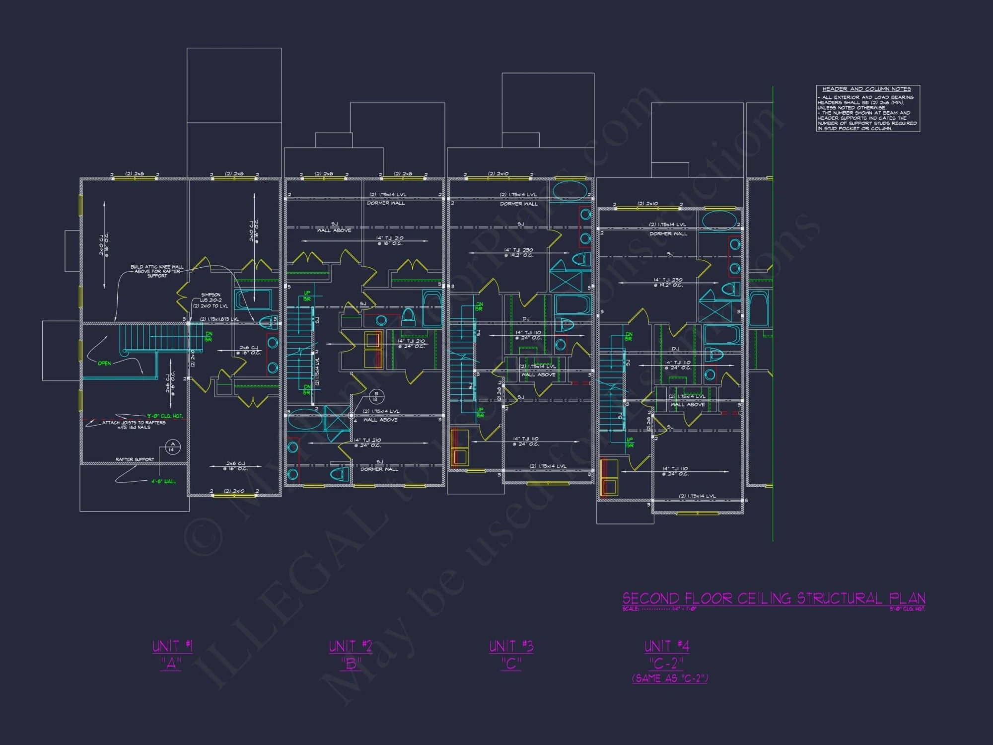 Beautiful Multi-Unit House Plan with CAD Blueprints & Traditional Design