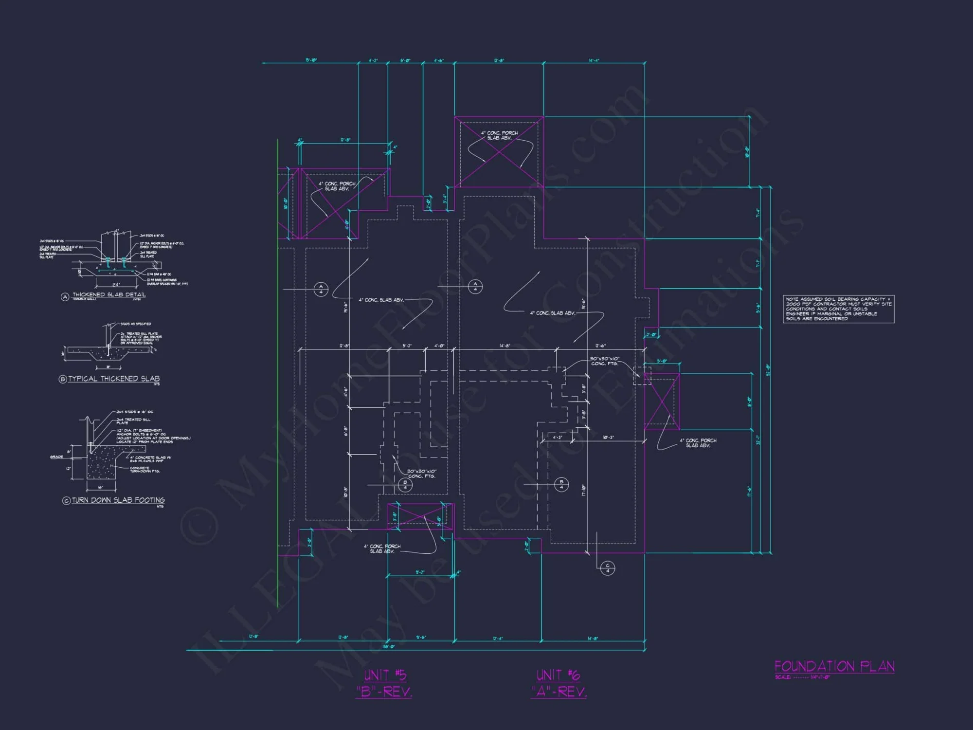 Beautiful Multi-Unit House Plan with CAD Blueprints & Traditional Design