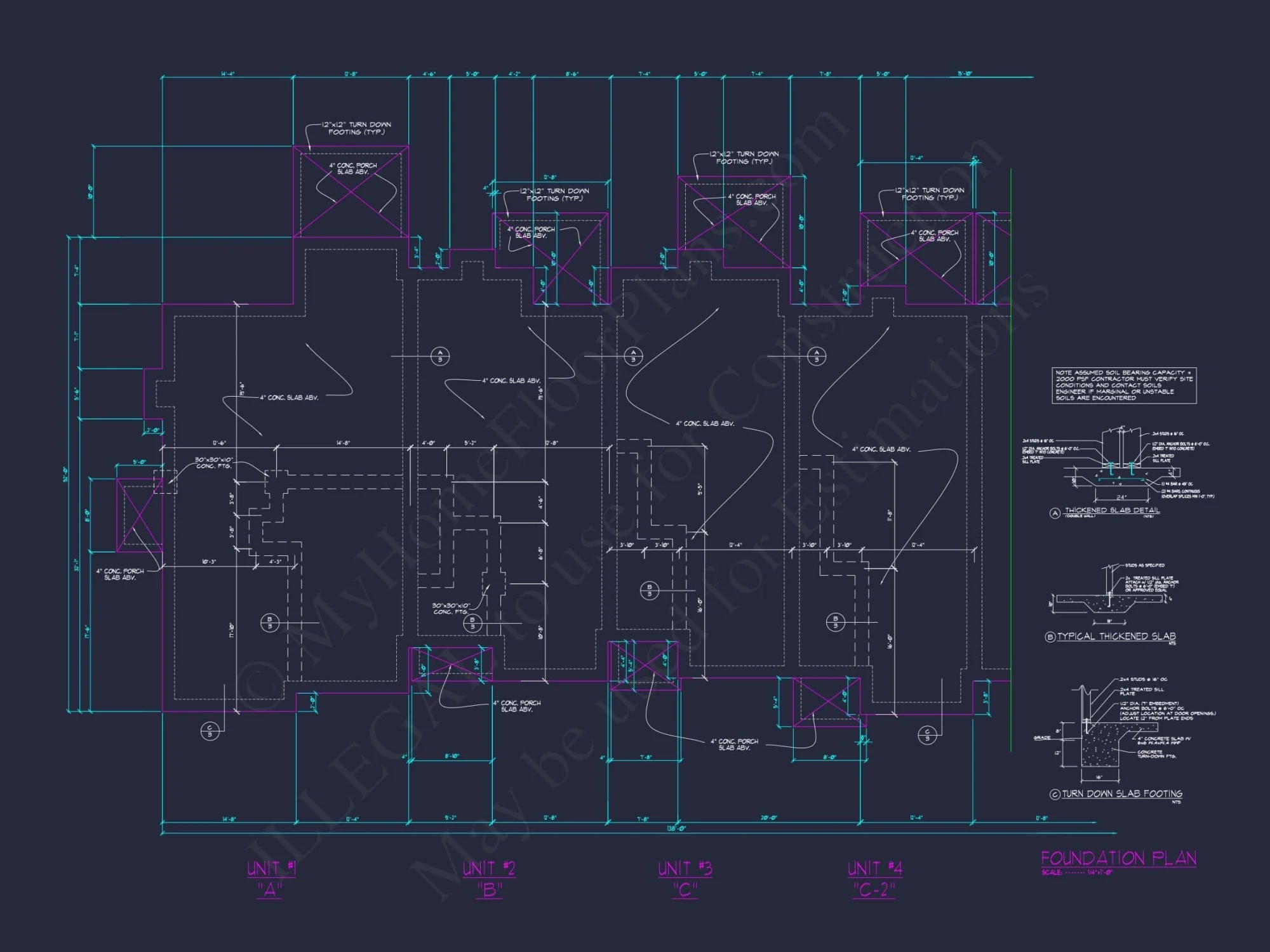 Beautiful Multi-Unit House Plan with CAD Blueprints & Traditional Design