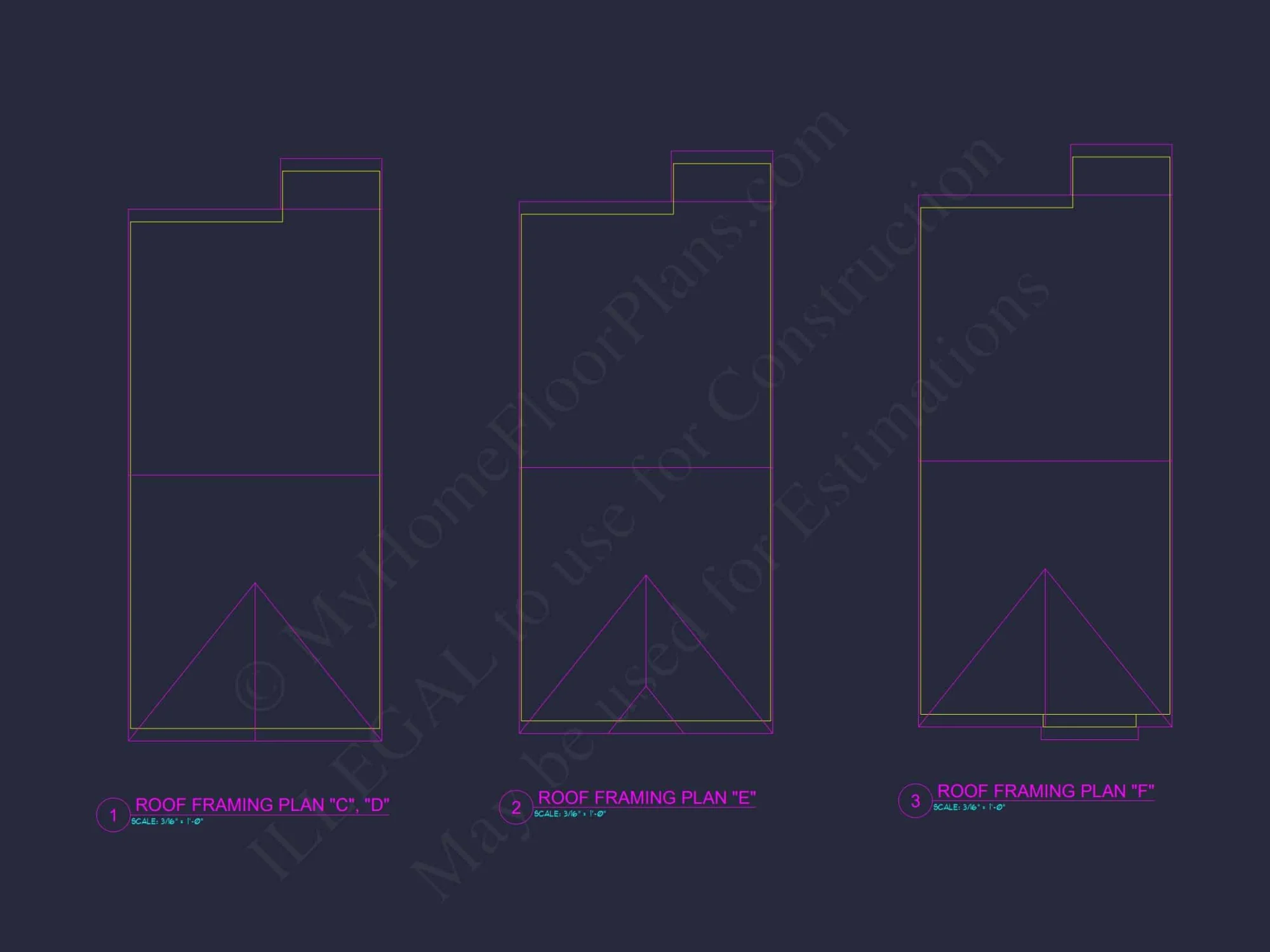 Stylish 4-Unit Townhome Plan with Craftsman-Inspired Architecture