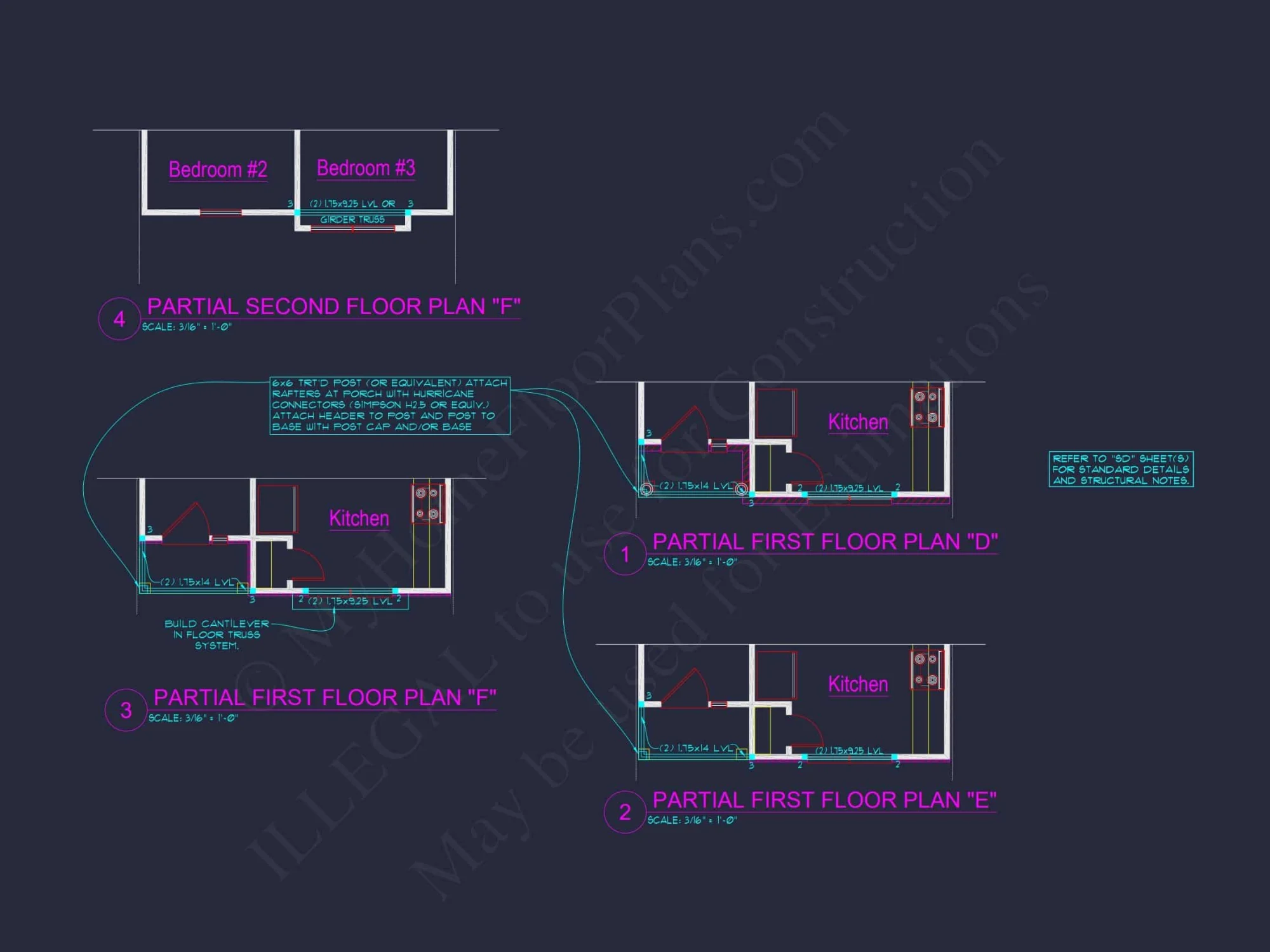 Stylish 4-Unit Townhome Plan with Craftsman-Inspired Architecture