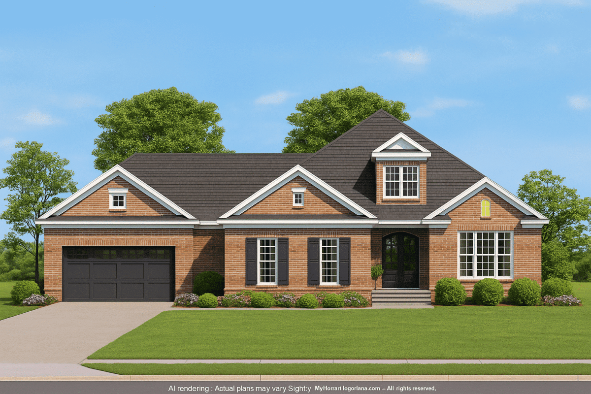 IMPORTANT Make the house as realistic as possible, landscape orientation, and display entire house. Do not cut off right or left side of house!