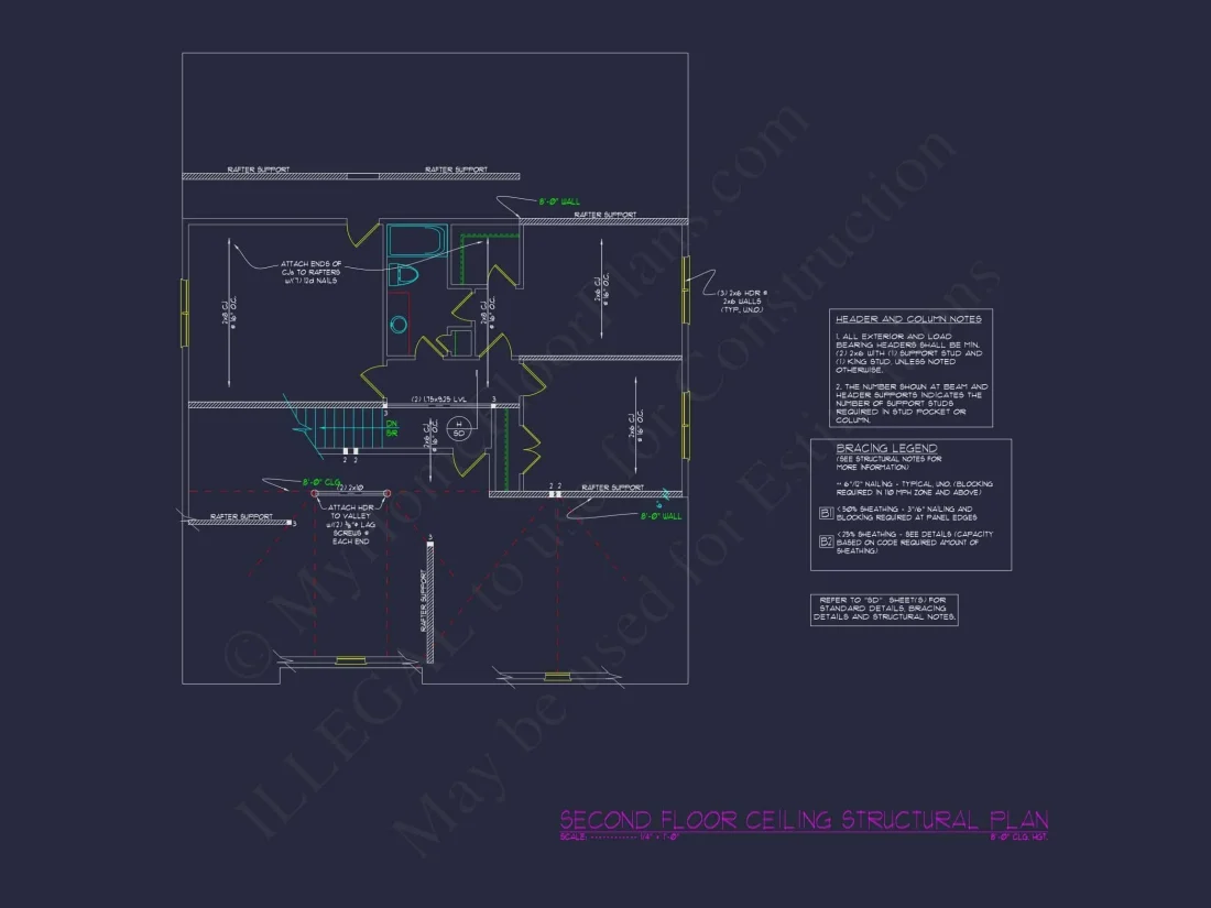 Beautiful 2-Story Home Plan with Traditional Craftsman Style