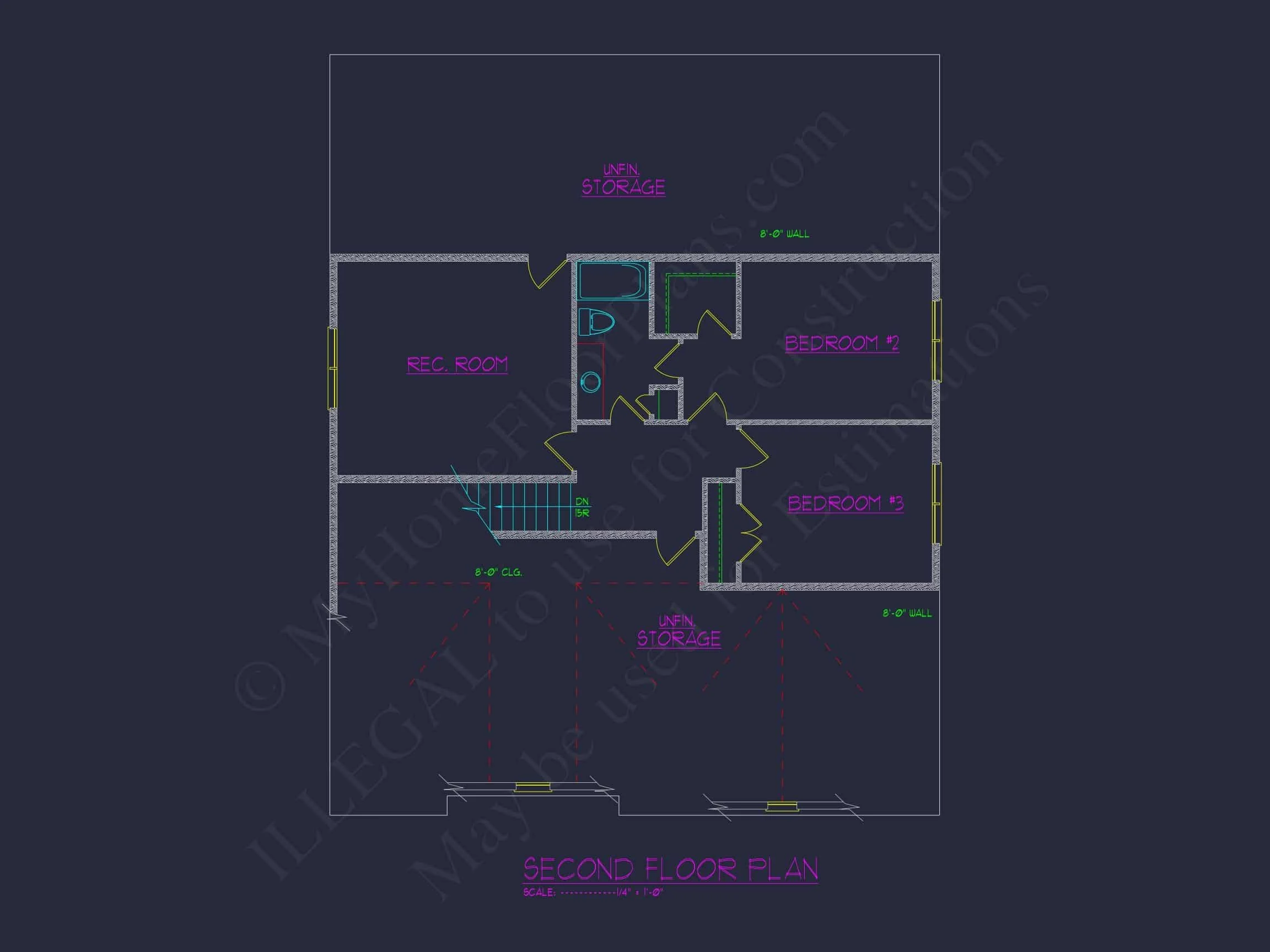 Beautiful 2-Story Home Plan with Traditional Craftsman Style