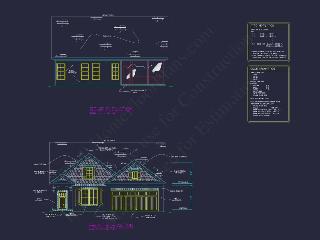 Beautiful 2-Story Home Plan with Traditional Craftsman Style