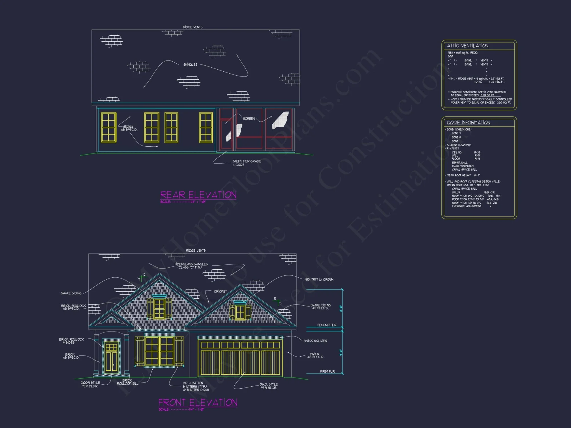 Beautiful 2-Story Home Plan with Traditional Craftsman Style