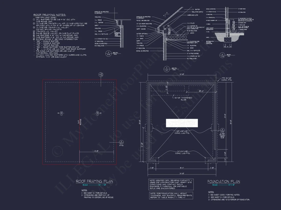 Stylish 24x28 Garage Plan with Living Space and CAD Design