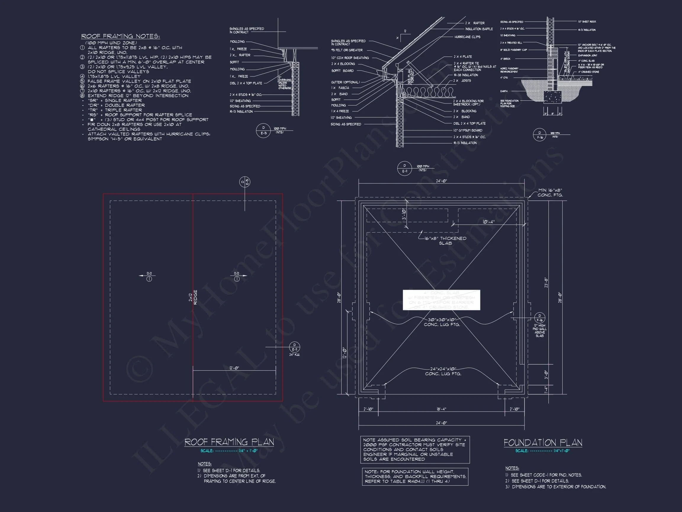 11-1801 GARAGE PLAN - Stylish 24x28 Garage Plan with Living Space and CAD Design 3 Stylish 24x28 Garage Plan with Living Space and CAD Design