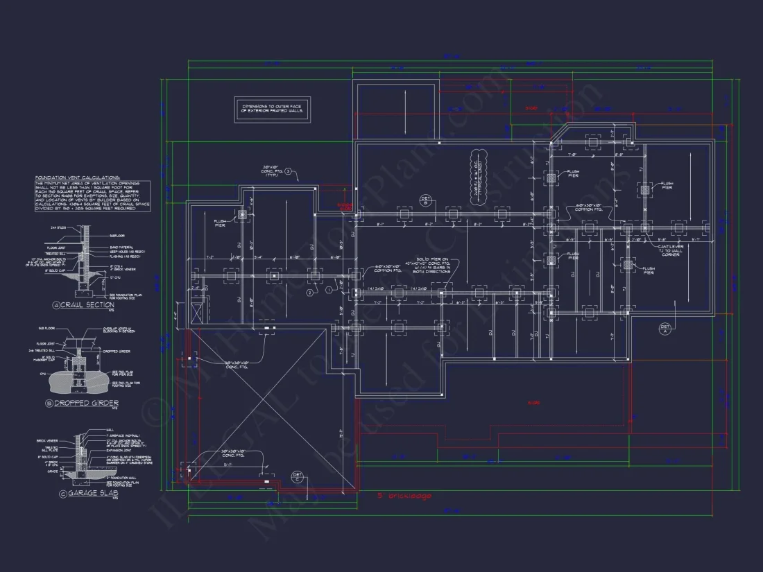 Modern 2-Story House Plan with 4 Bedrooms and CAD Blueprints