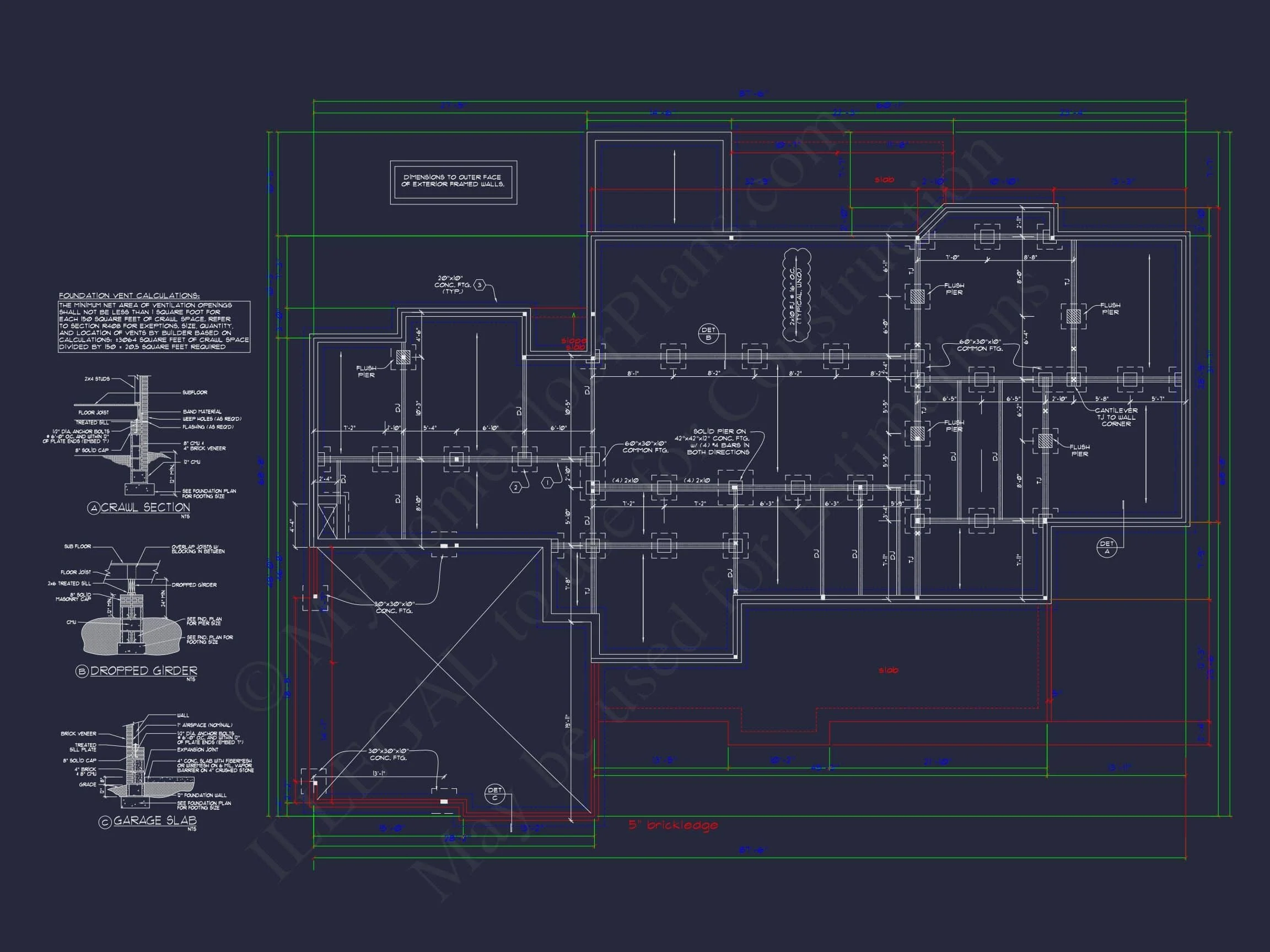 Modern 2-Story House Plan with 4 Bedrooms and CAD Blueprints