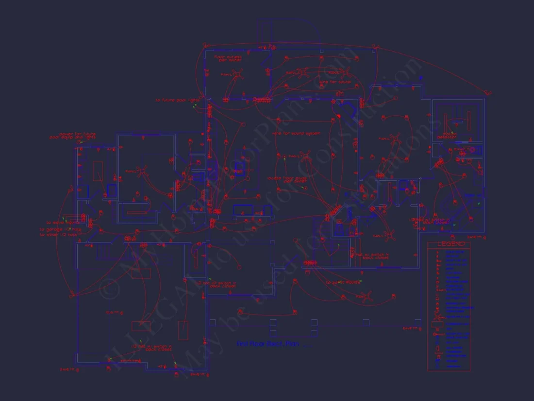 Modern 2-Story House Plan with 4 Bedrooms and CAD Blueprints