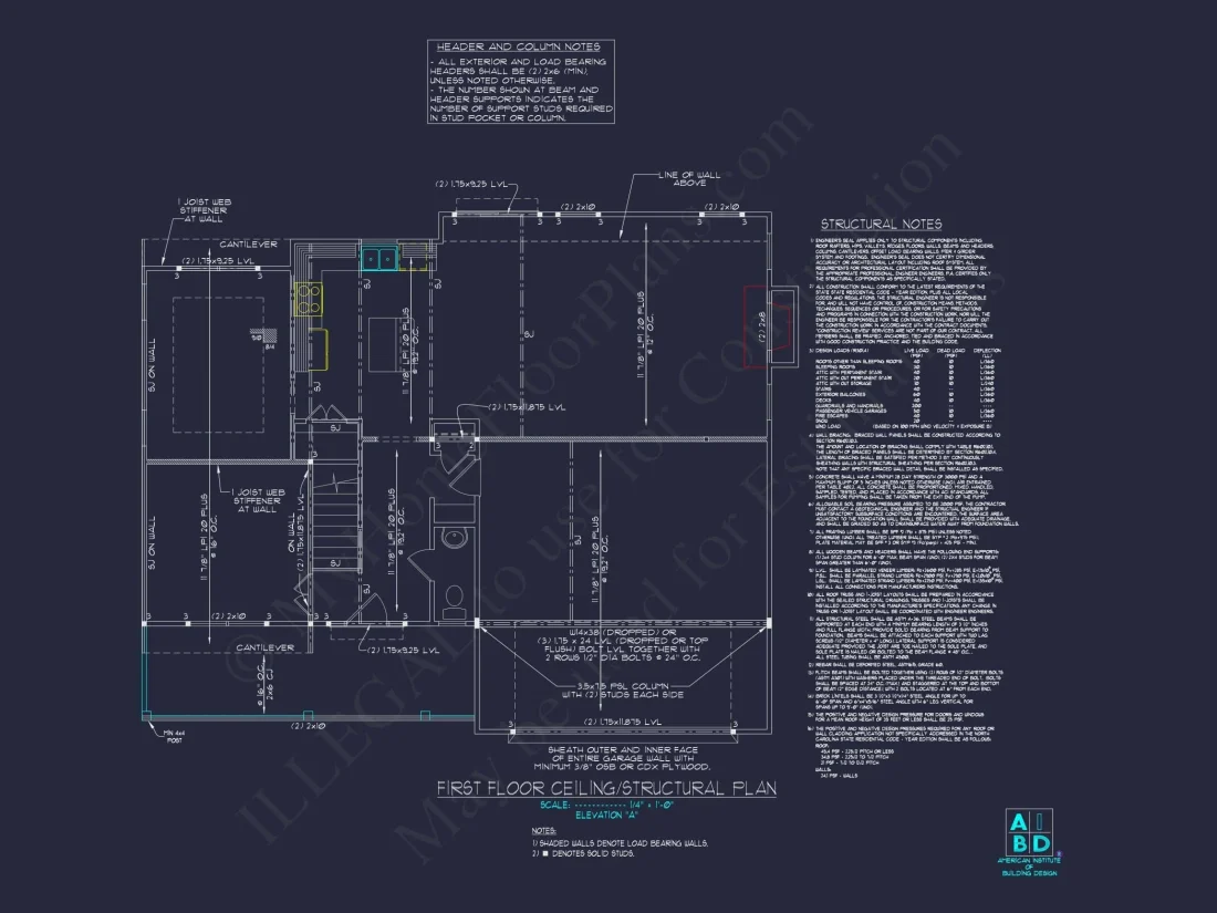 Modern Home Plan with Detailed Floor Designs and CAD Blueprints