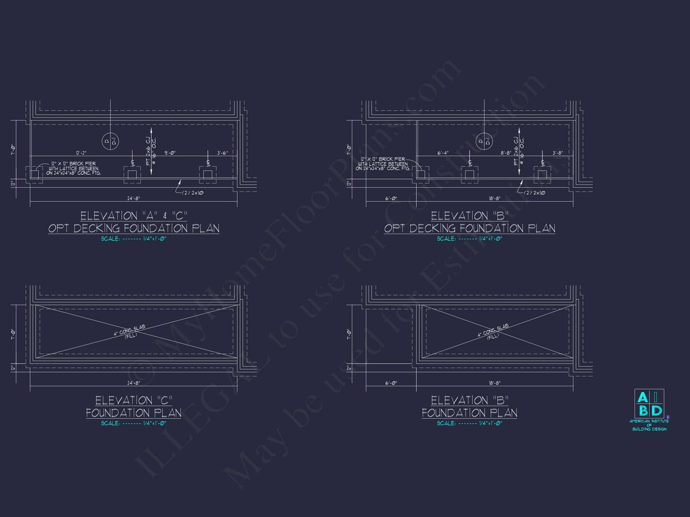 10-1546 HOUSE PLAN - Modern House Plan with Detailed Floor Designs and CAD Blueprints 16 Modern Home Plan with Detailed Floor Designs and CAD Blueprints