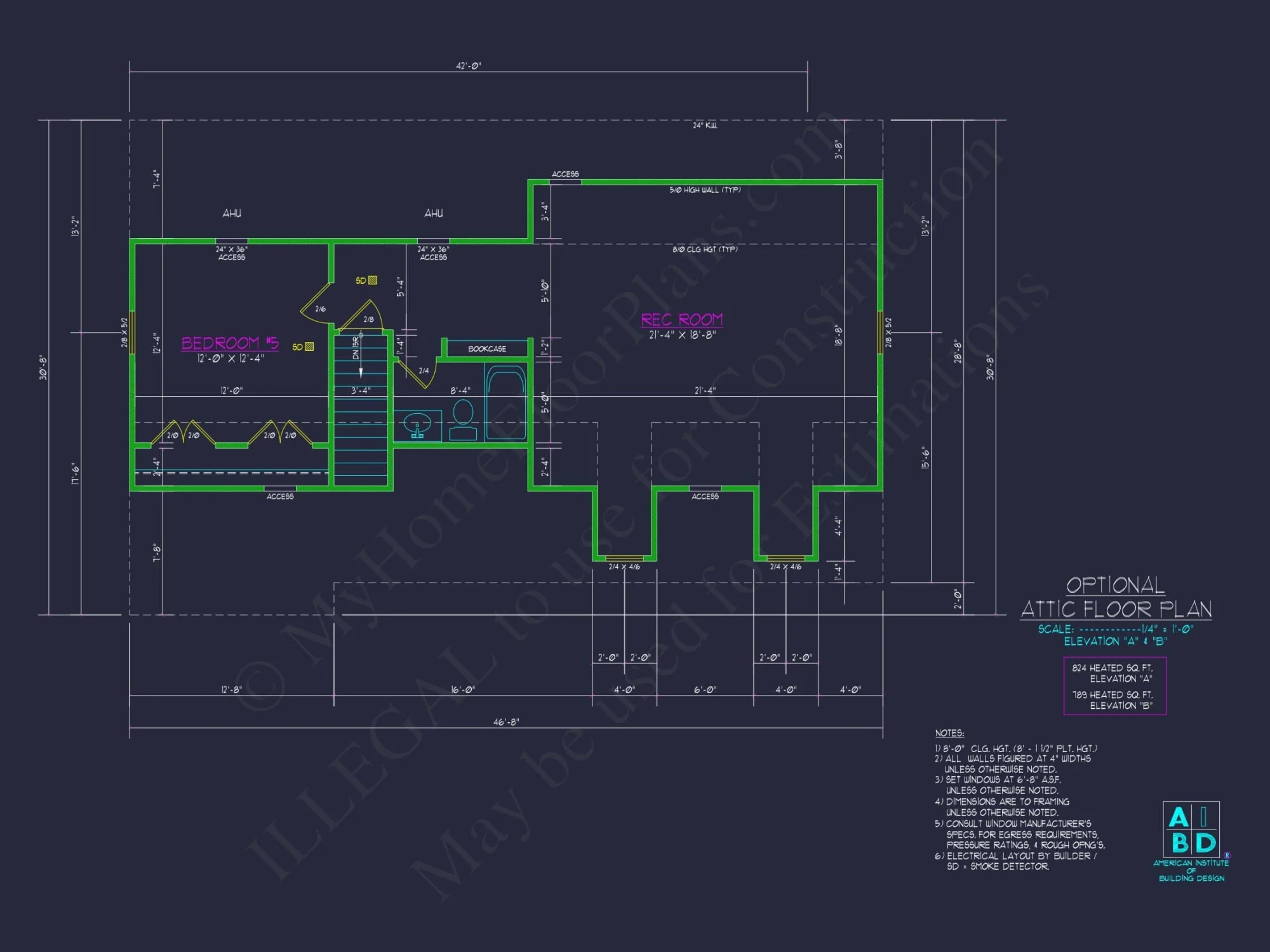 Modern Home Plan with Detailed Floor Designs and CAD Blueprints