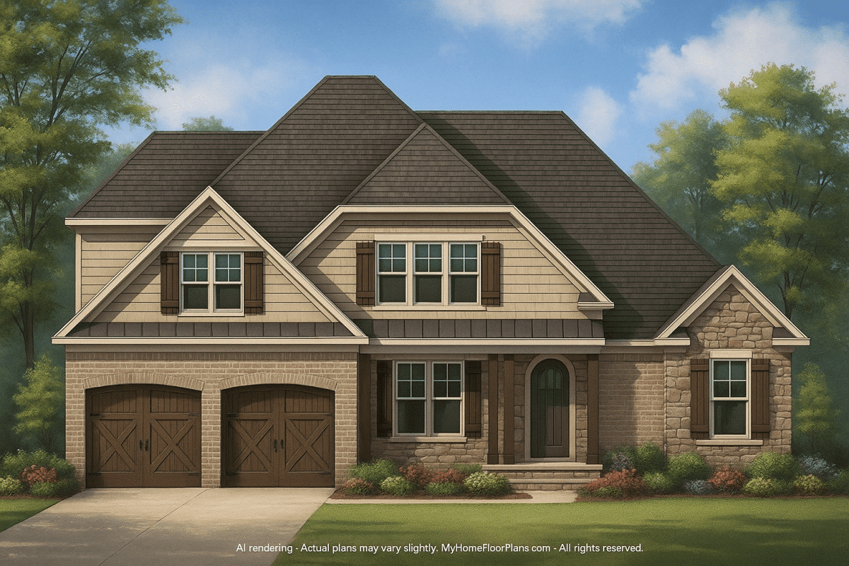 IMPORTANT Make the house as realistic as possible, landscape orientation, and display entire house. Do not cut off right or left side of house!