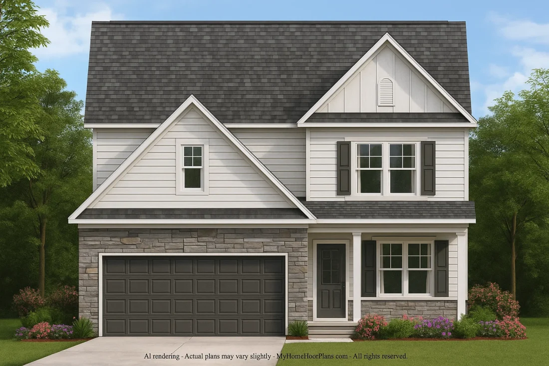 IMPORTANT Make the house as realistic as possible, landscape orientation, and display entire house. Do not cut off right or left side of house!