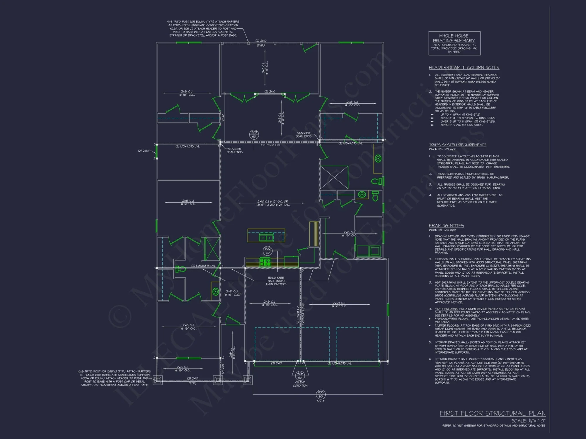 Modern Craftsman Home Plan with Spacious Floor Design