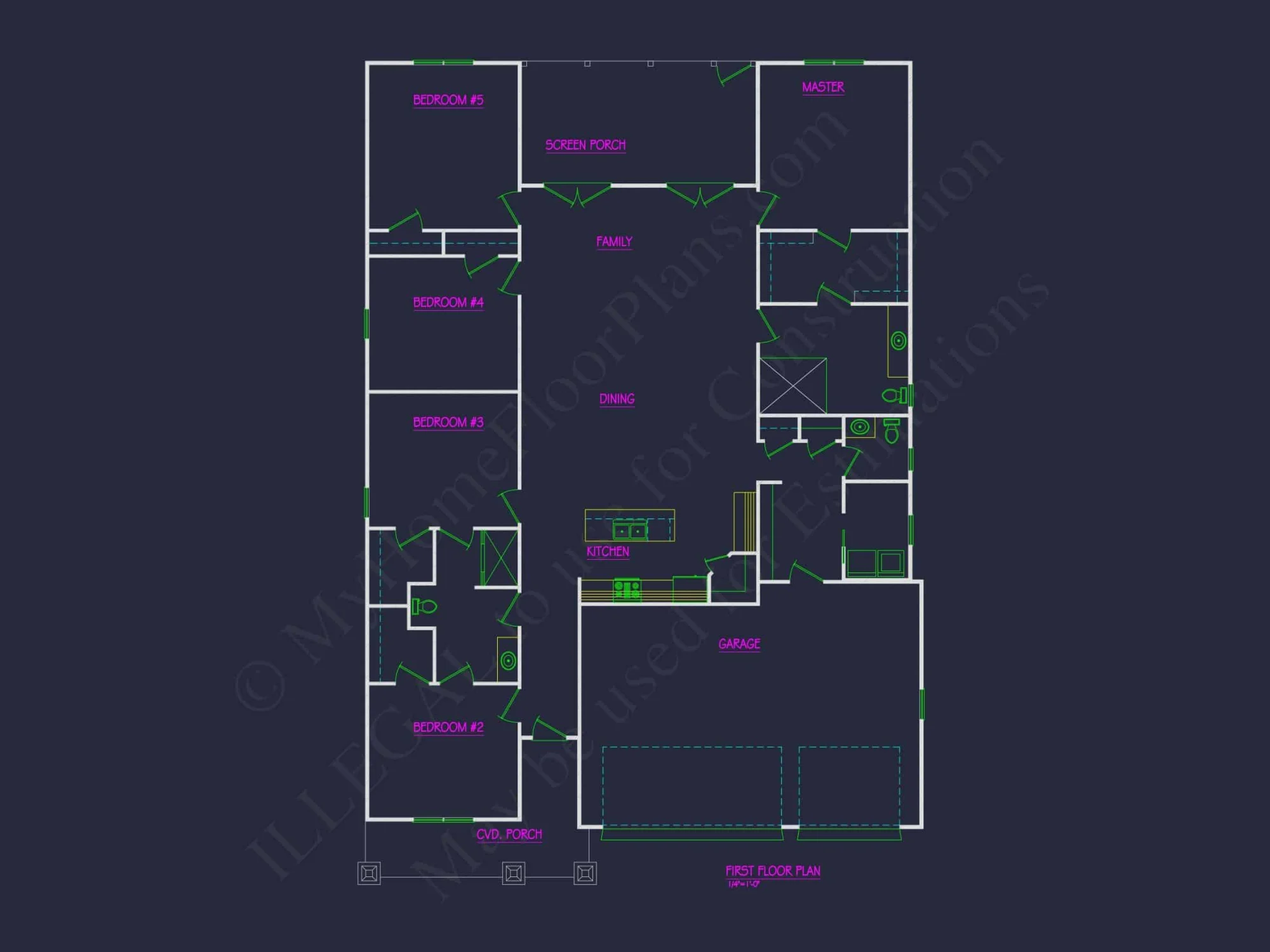 Modern Craftsman Home Plan with Spacious Floor Design