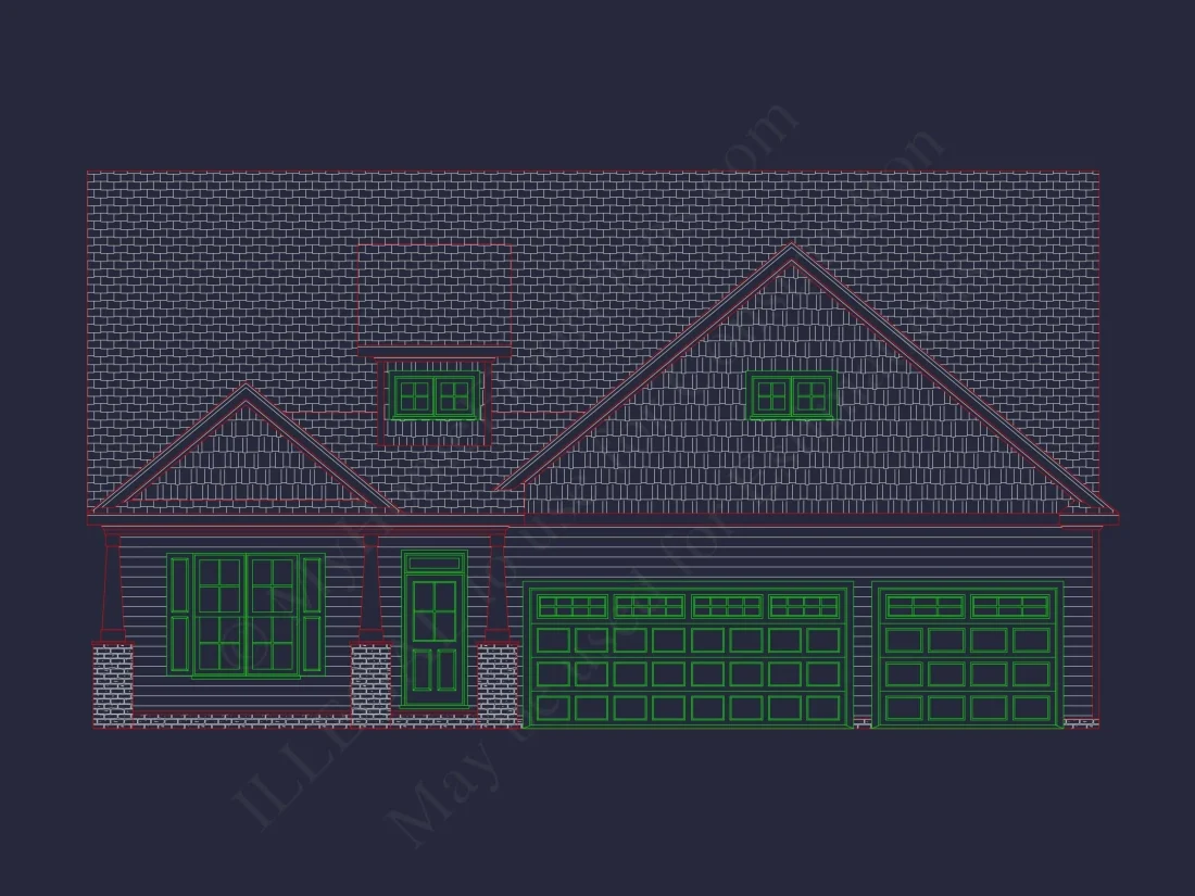 Modern Craftsman Home Plan with Spacious Floor Design