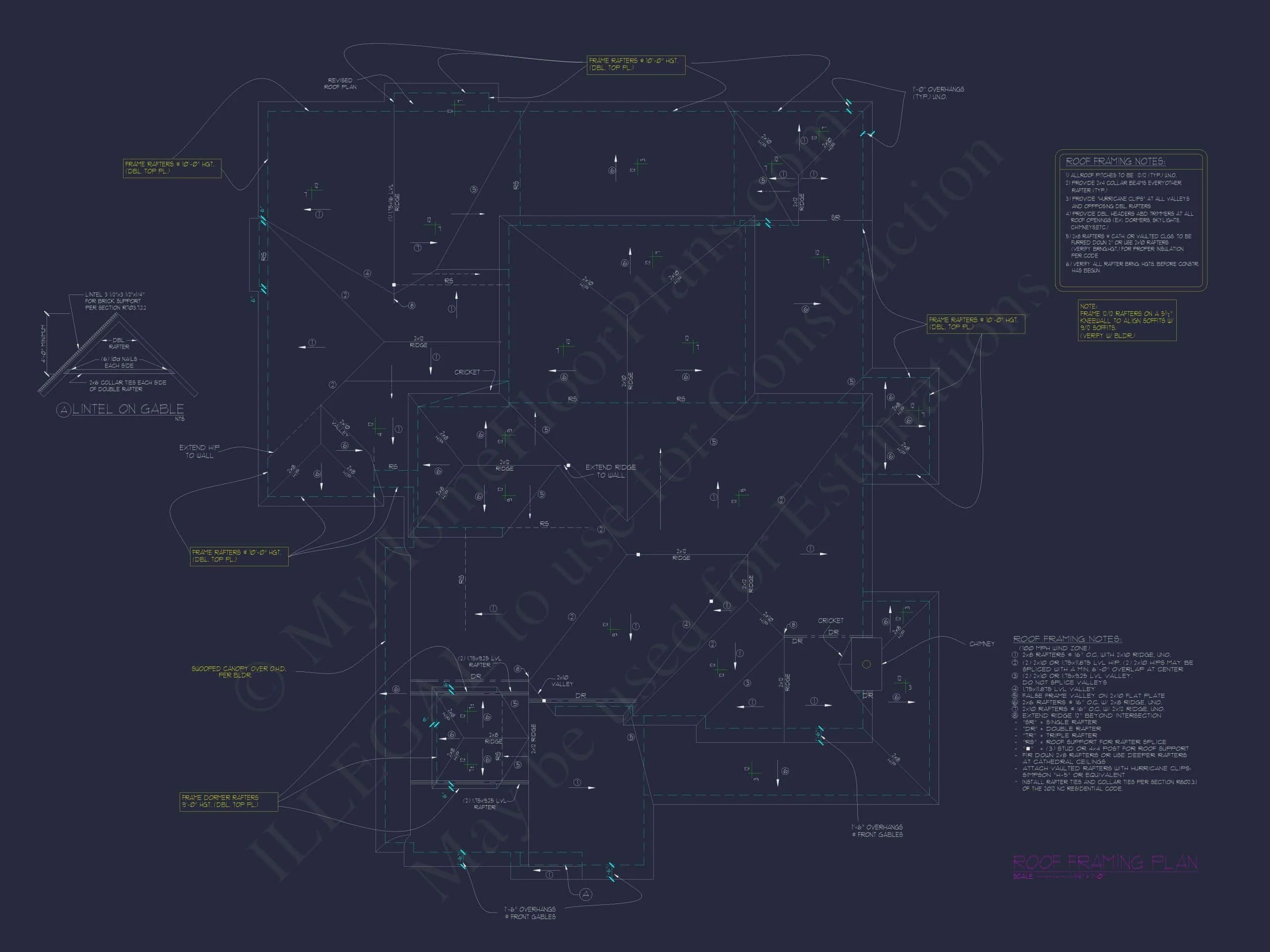 13-1387 HOUSE PLAN - Elegant House Plan with Blueprint CAD Design & Floor Plans 8 MYFHP 13-1387 HOME PLAN