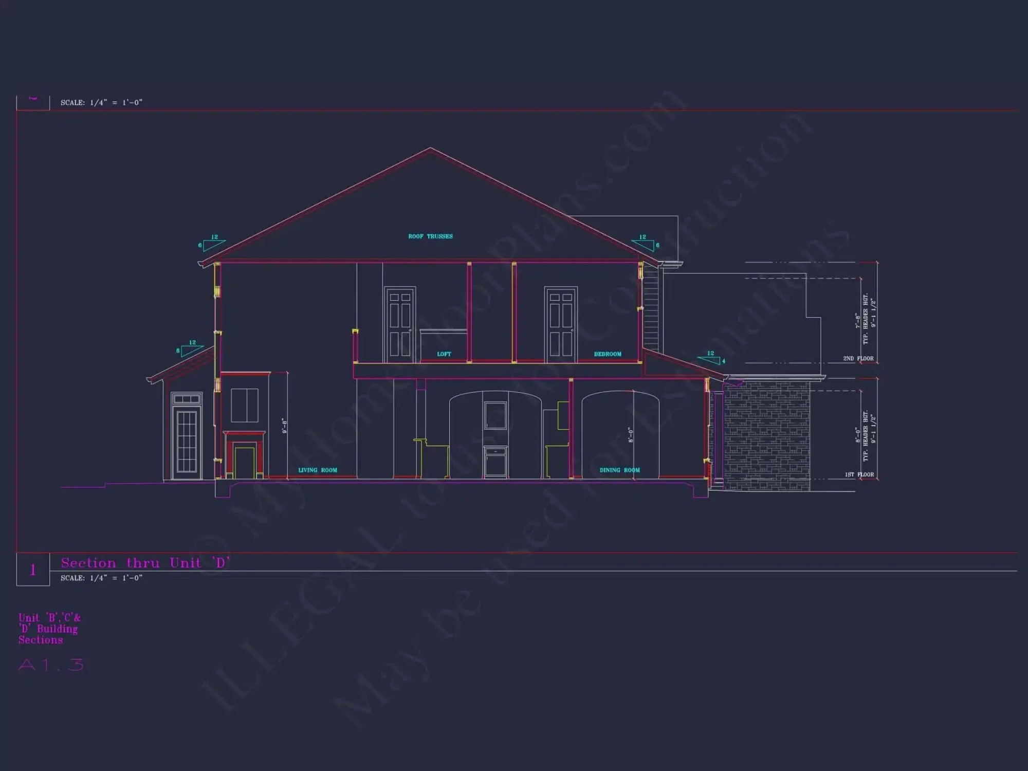8-1930-2 TOWNHOME PLAN