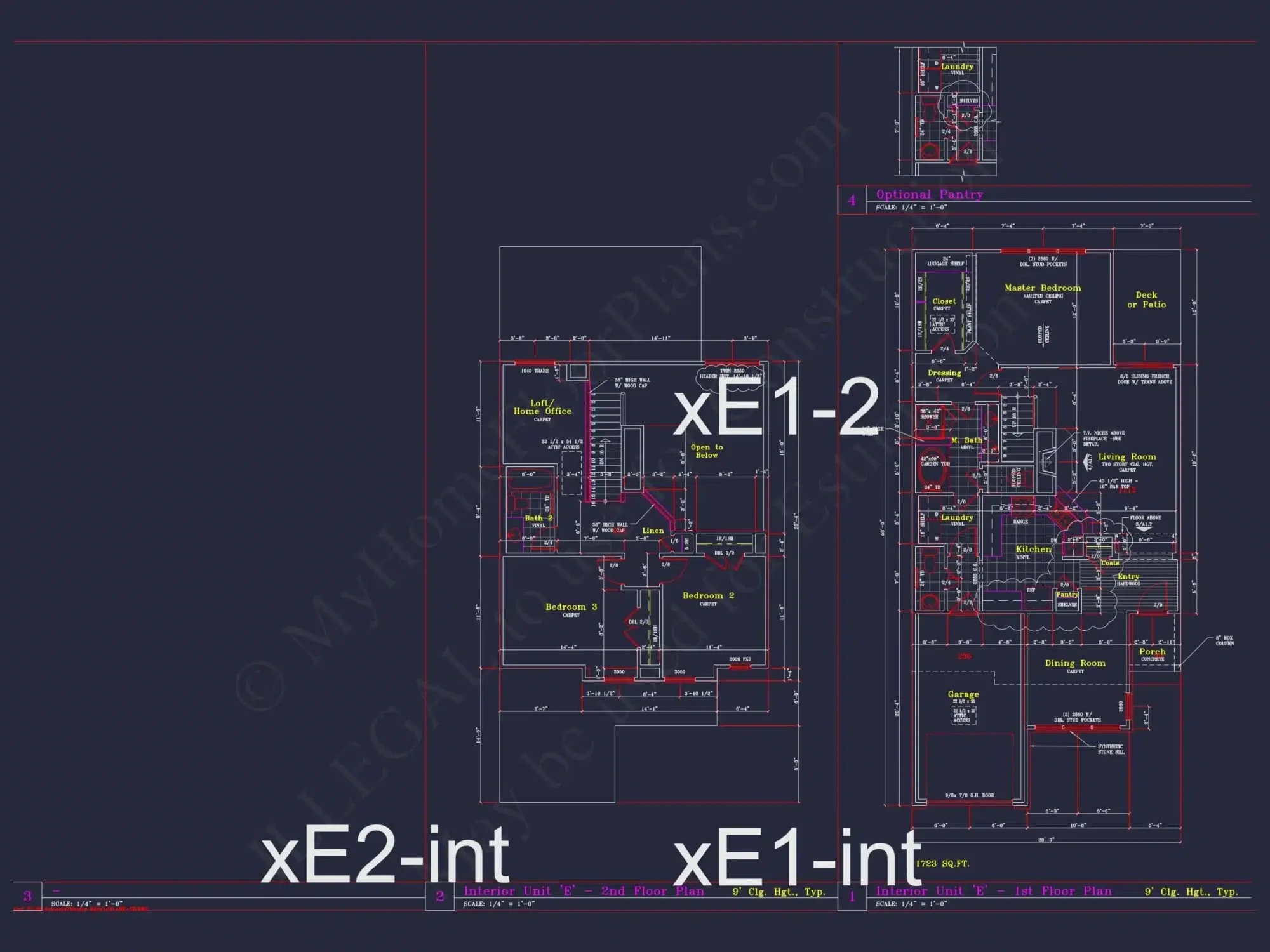 8-1930-2 TOWNHOME PLAN