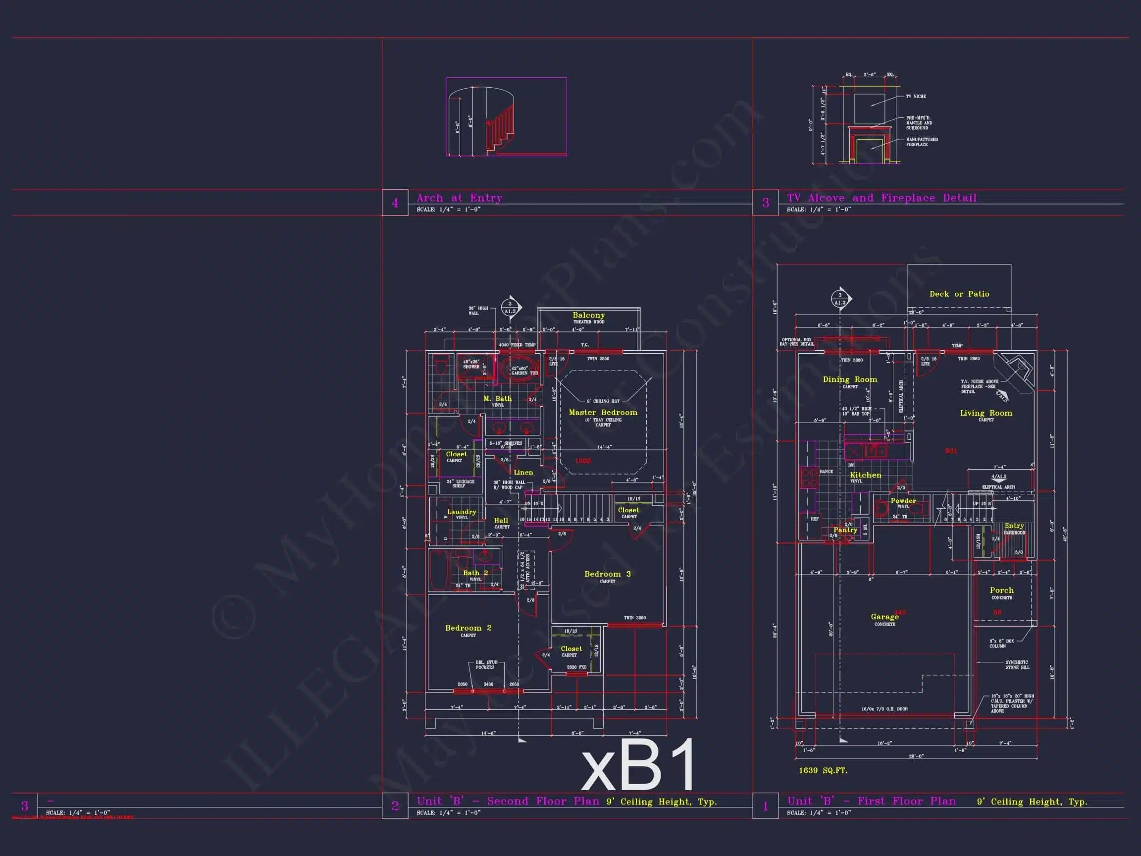 8-1930-2 TOWNHOME PLAN