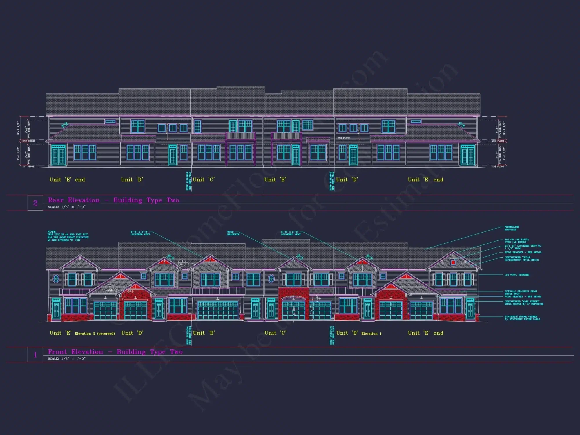 8-1930-2 TOWNHOME PLAN
