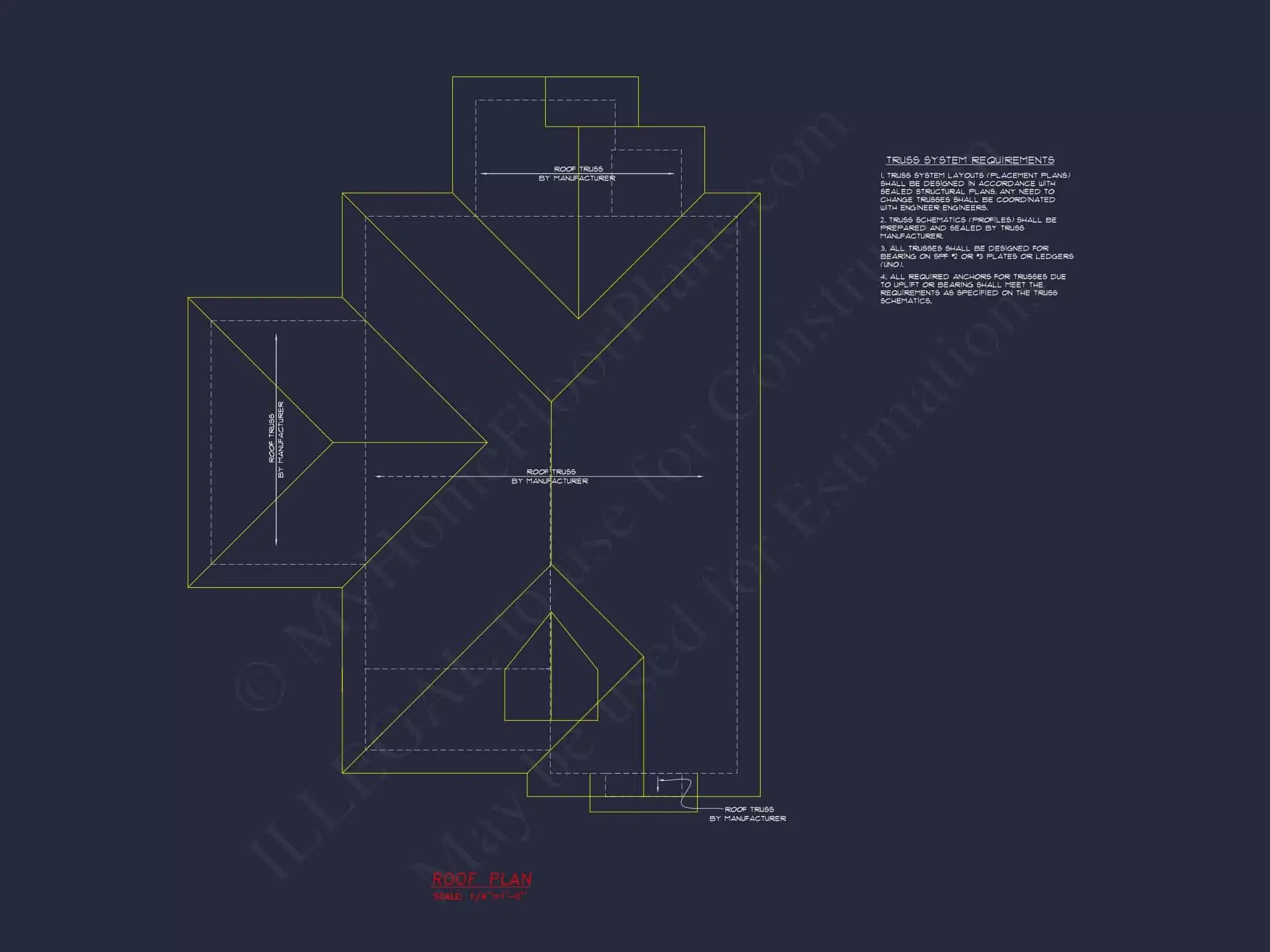 9-1412/9-1335D HOUSE PLAN - Craftsman House Plan with 3 Bedrooms, 2 Baths, and CAD Designs 5 9-1412 HOME PLAN