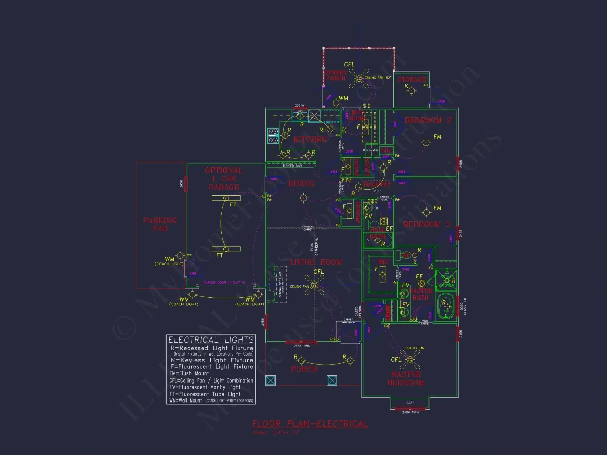 Craftsman Home Plan with 3 Bedrooms, 2 Baths, and CAD Designs