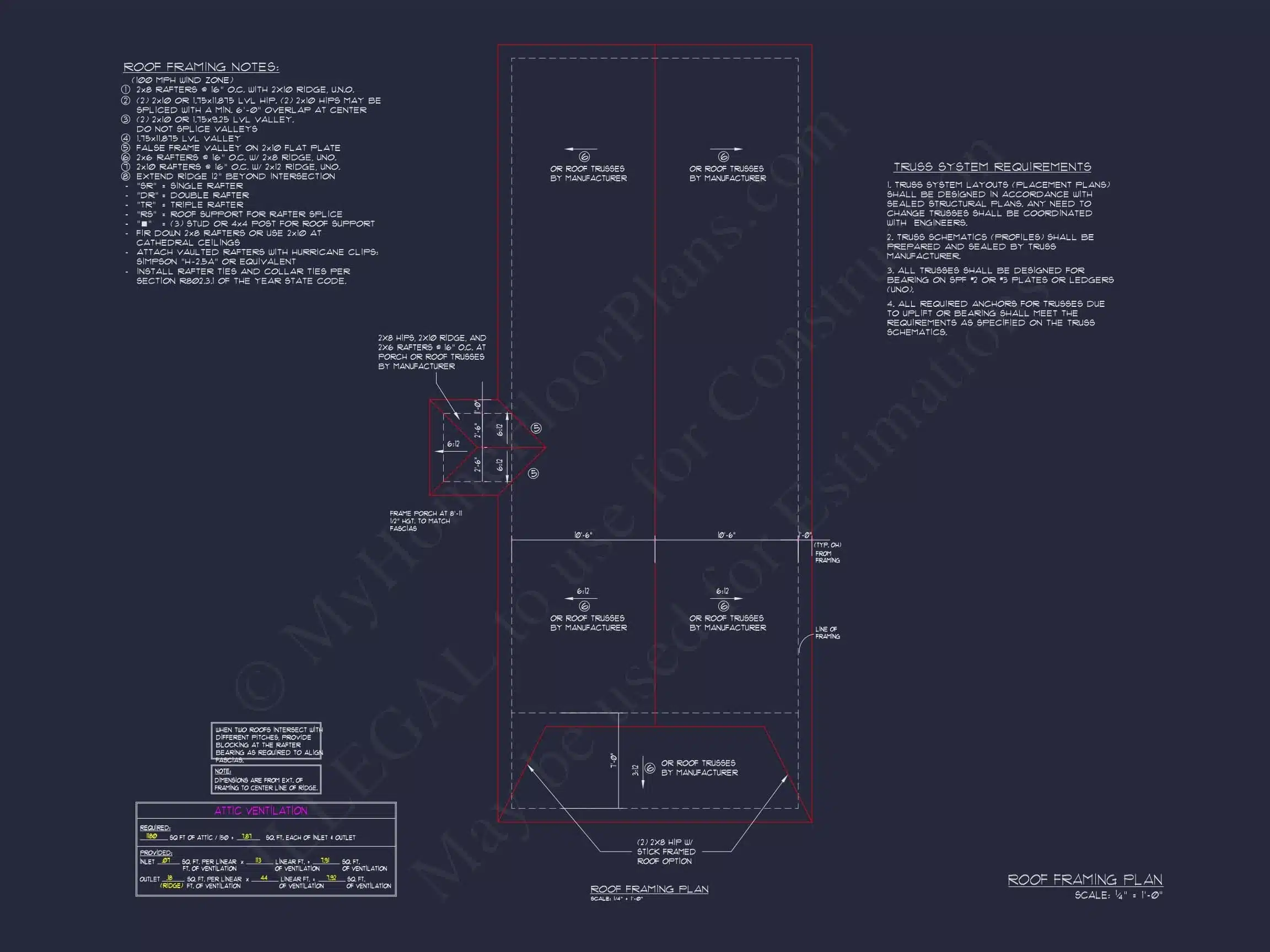 16-1848 HOUSE PLAN - Compact Cottage House Plan With Cozy Design and CAD Blueprint 6 Compact Cottage Home Plan With Cozy Design and CAD Blueprint