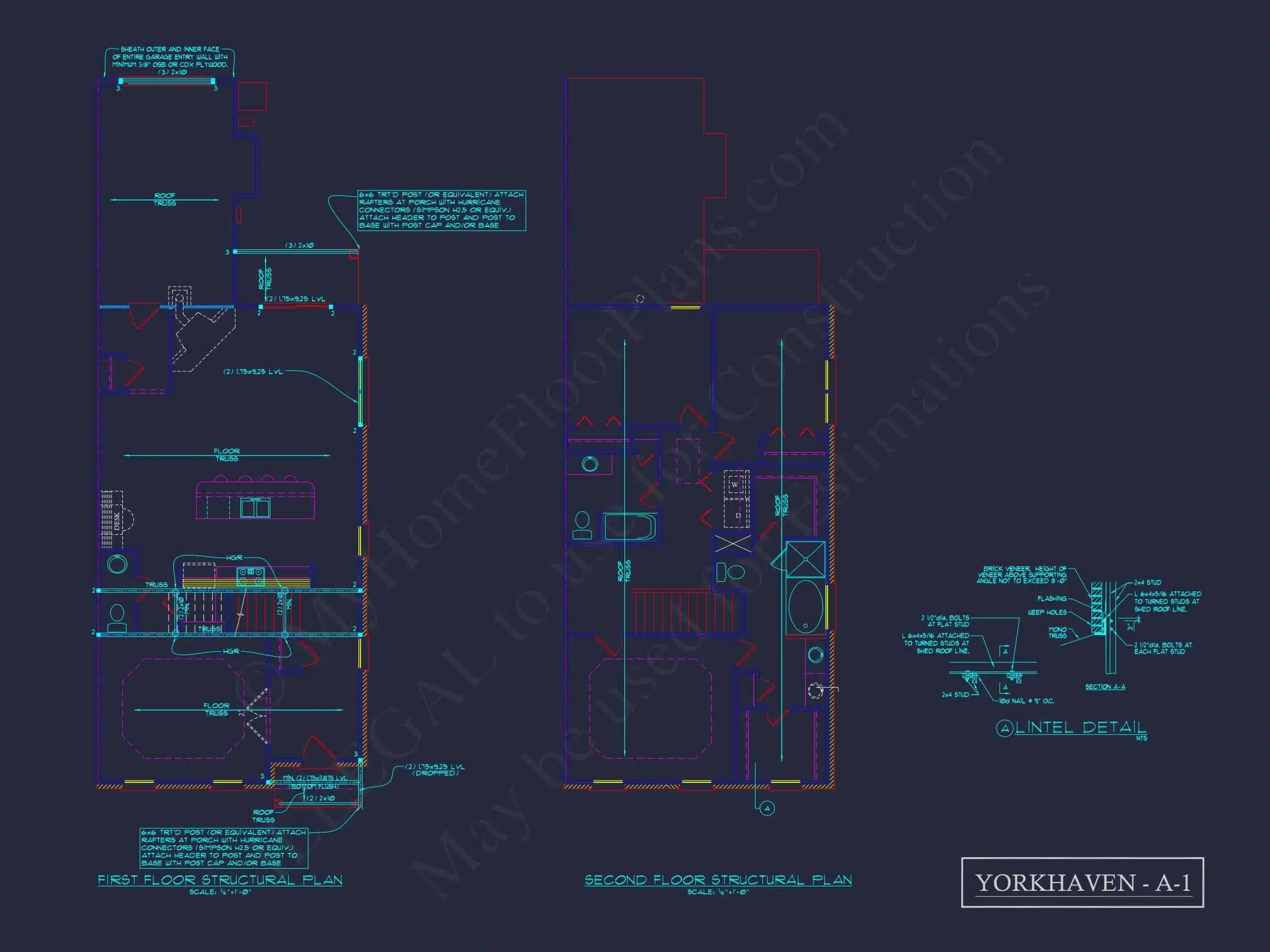 8-1395 BLDG 1 TOWNHOUSE PLAN -Colonial Revival Home Plan - 3-Bed, 2-Bath, 1,942 SF 14 5-Unit Colonial Revival Townhome Plan with Rear Entry Garage and CAD Designs