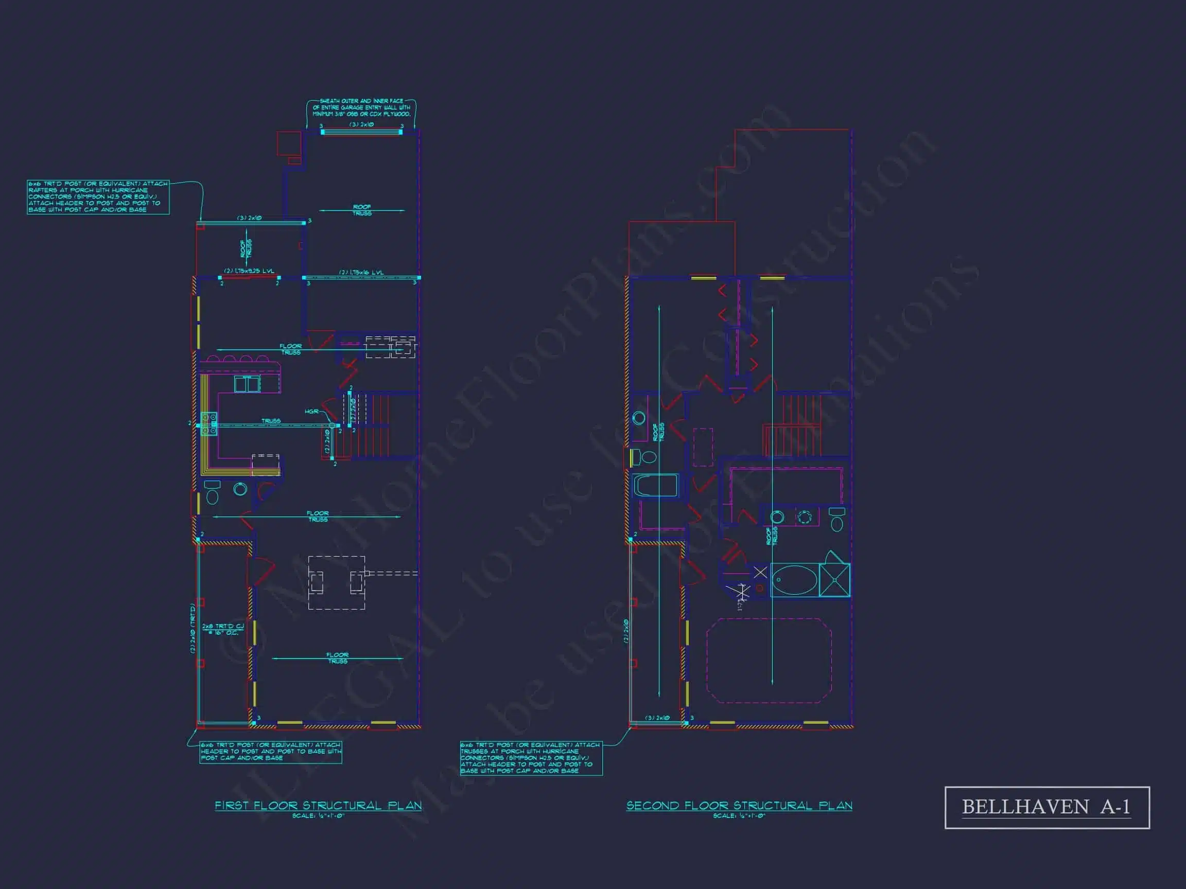 8-1395 BLDG 1 TOWNHOUSE PLAN -Colonial Revival Home Plan - 3-Bed, 2-Bath, 1,942 SF 18 5-Unit Colonial Revival Townhome Plan with Rear Entry Garage and CAD Designs