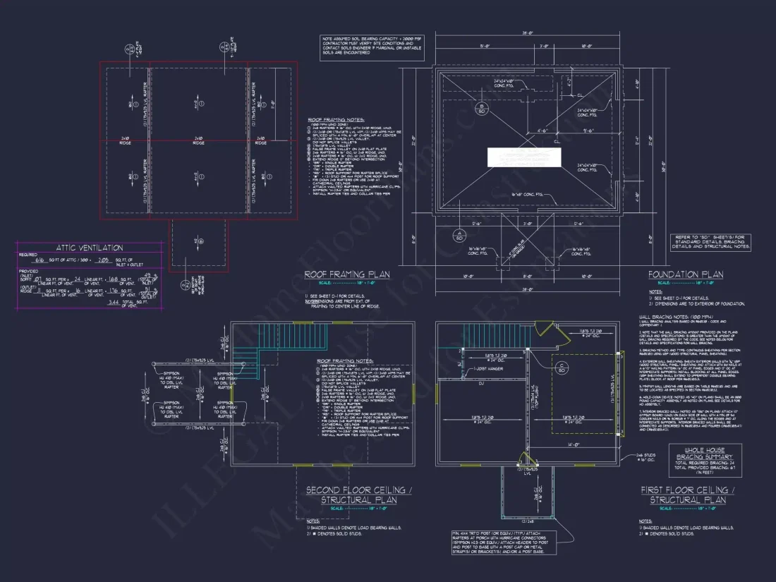 Compact House Plan with Oversized Garage and Living Area Above