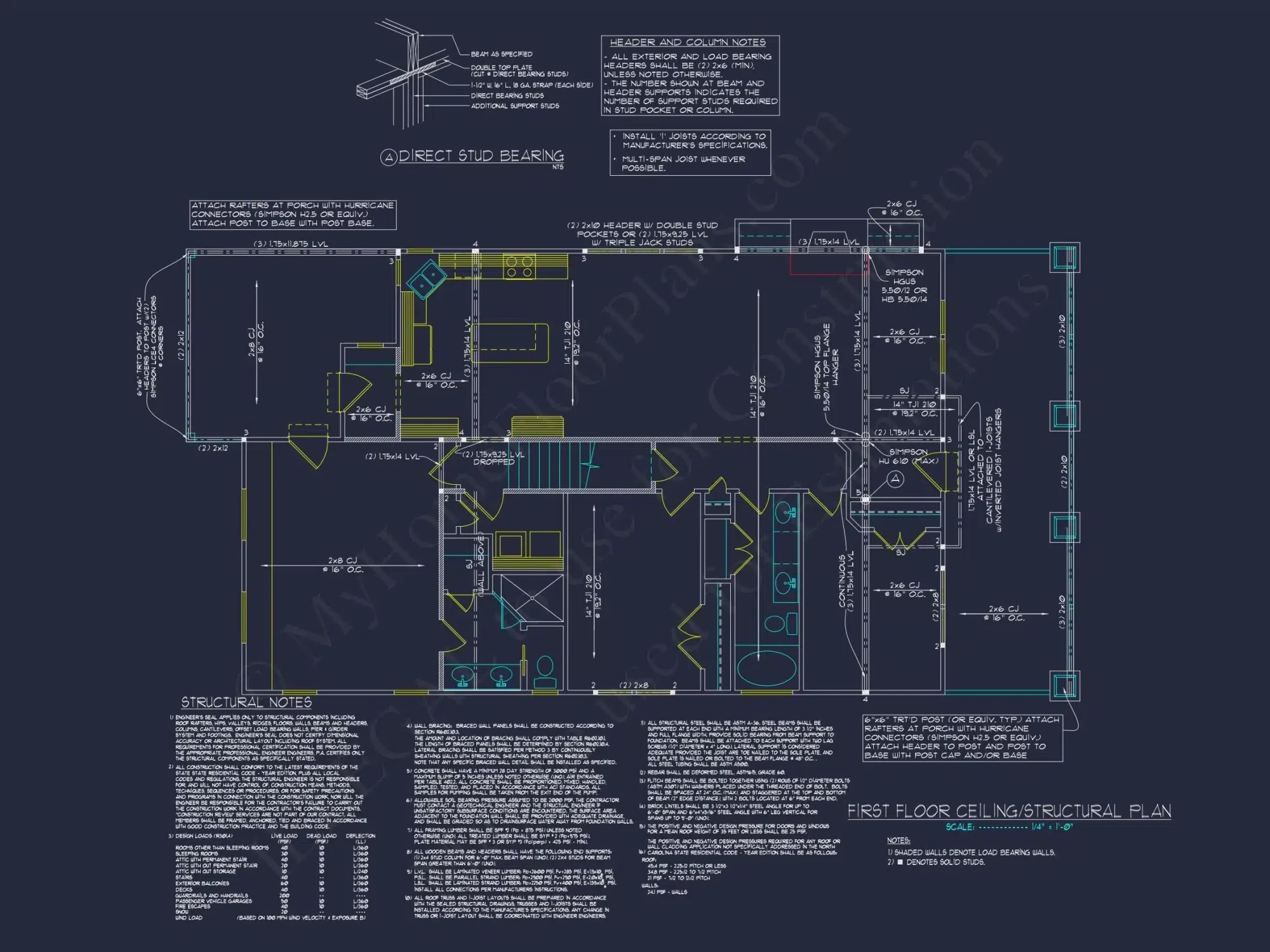 Charming 1.5-Story Craftsman House Plan with 2 Bedrooms & CAD Files