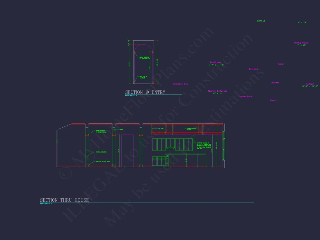 Colonial Farmhouse: 2-Story House Plan with Timeless Charm