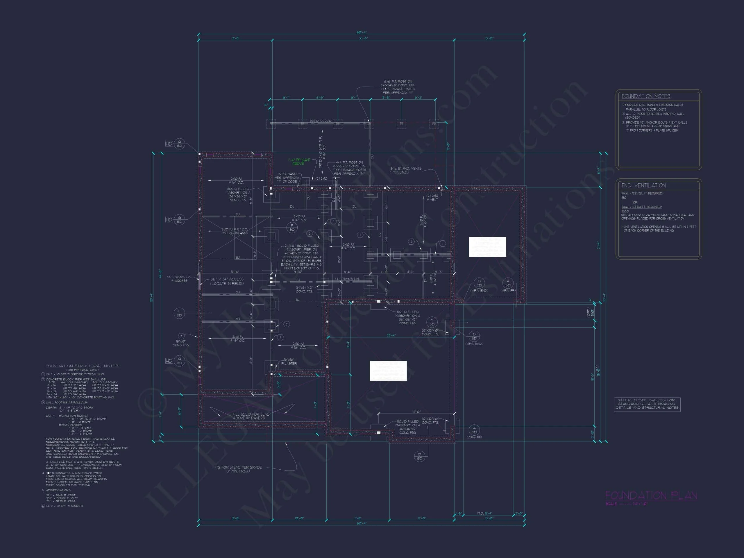Custom 3-Story House Plan with 5 Bedrooms & CAD Designs
