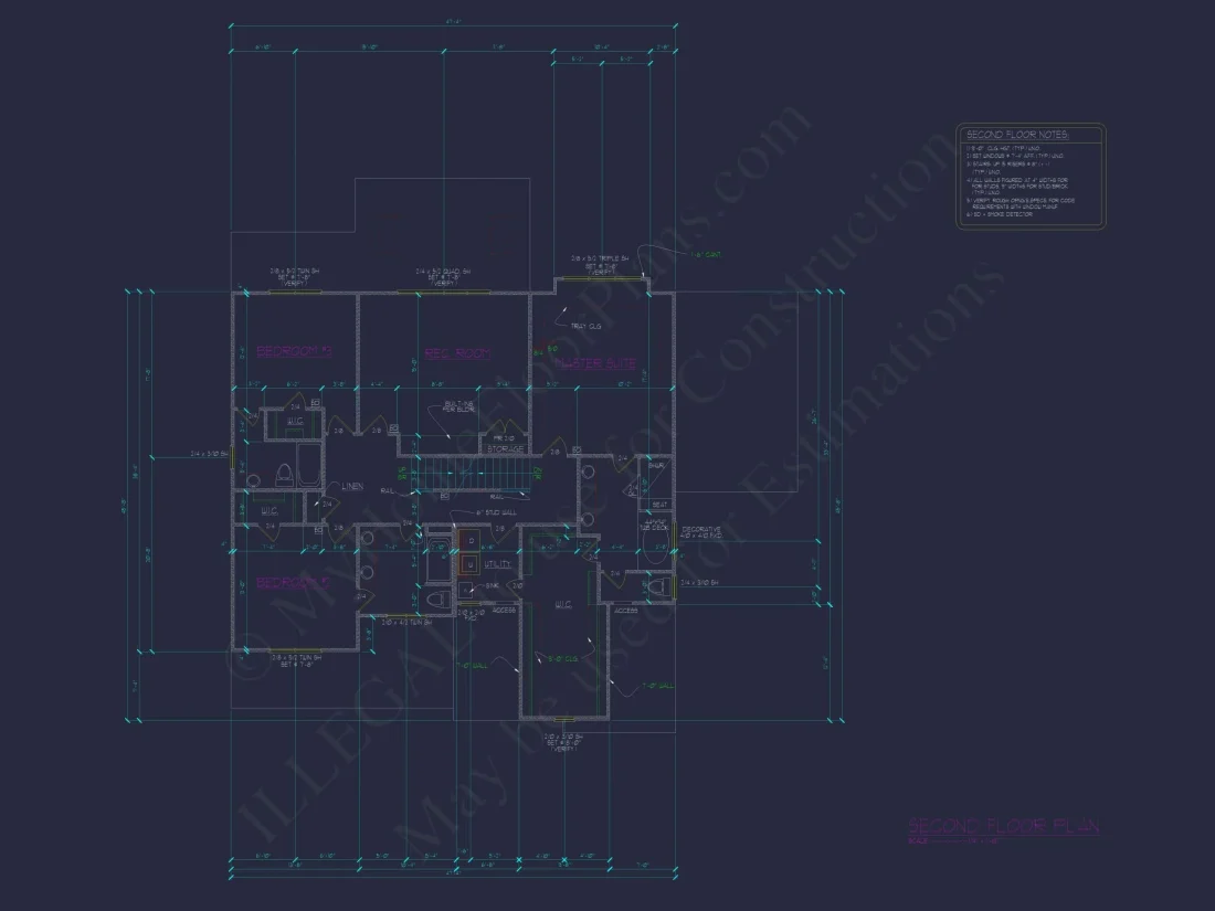 Custom 3-Story House Plan with 5 Bedrooms & CAD Designs
